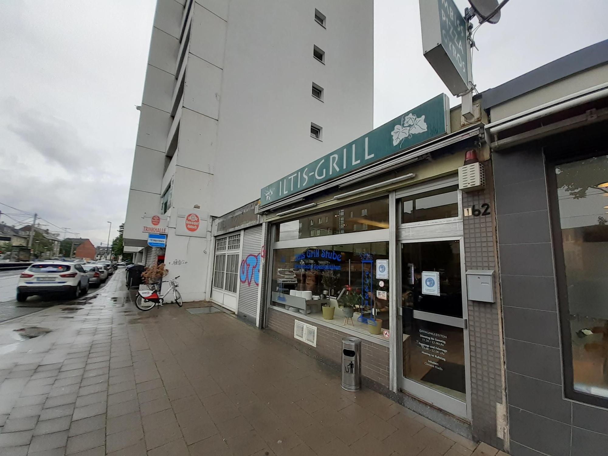 Der Iltis-Grill in Neu-Ehrenfeld von außen.