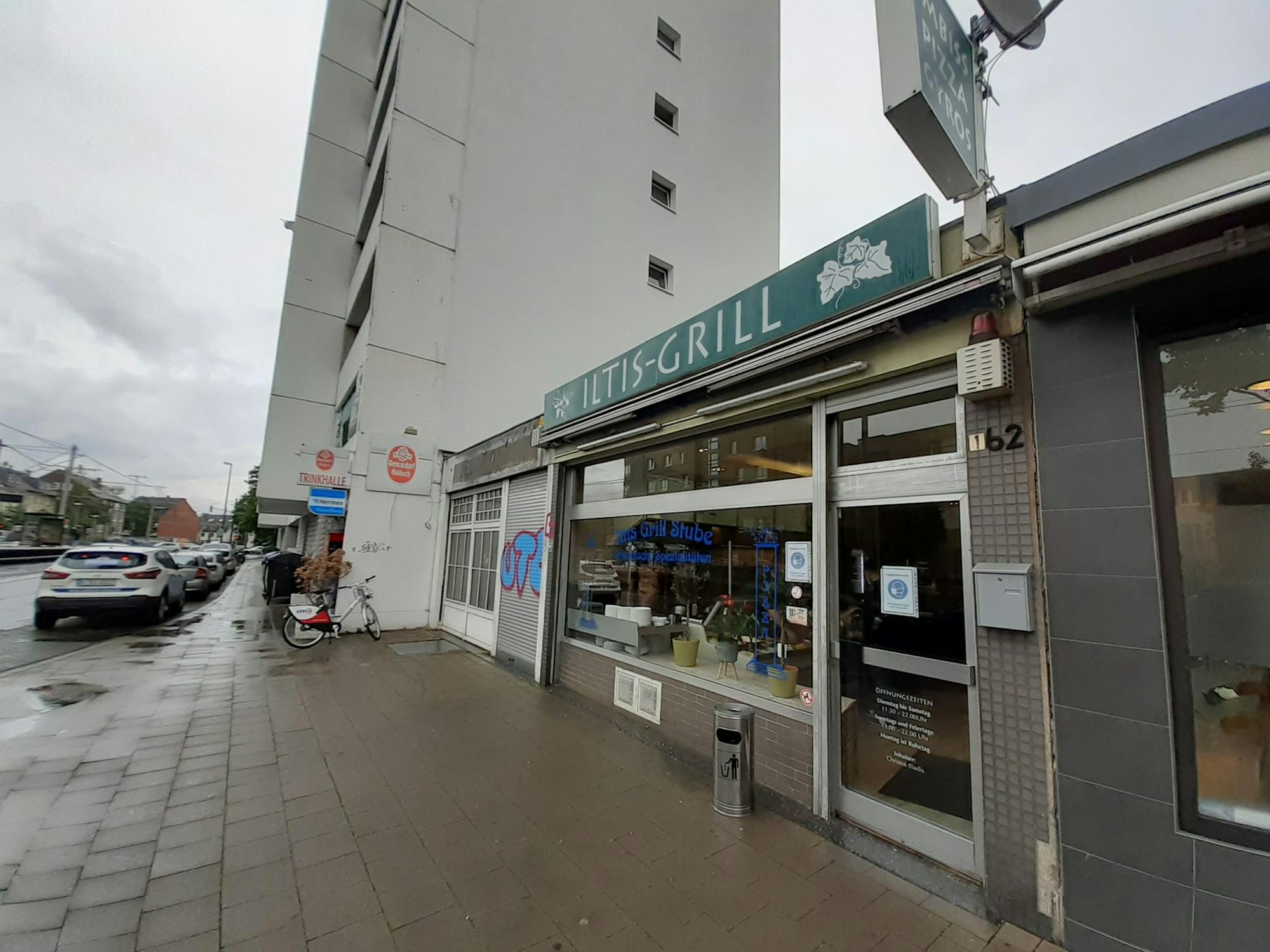 Der Iltis-Grill in Neu-Ehrenfeld von außen.