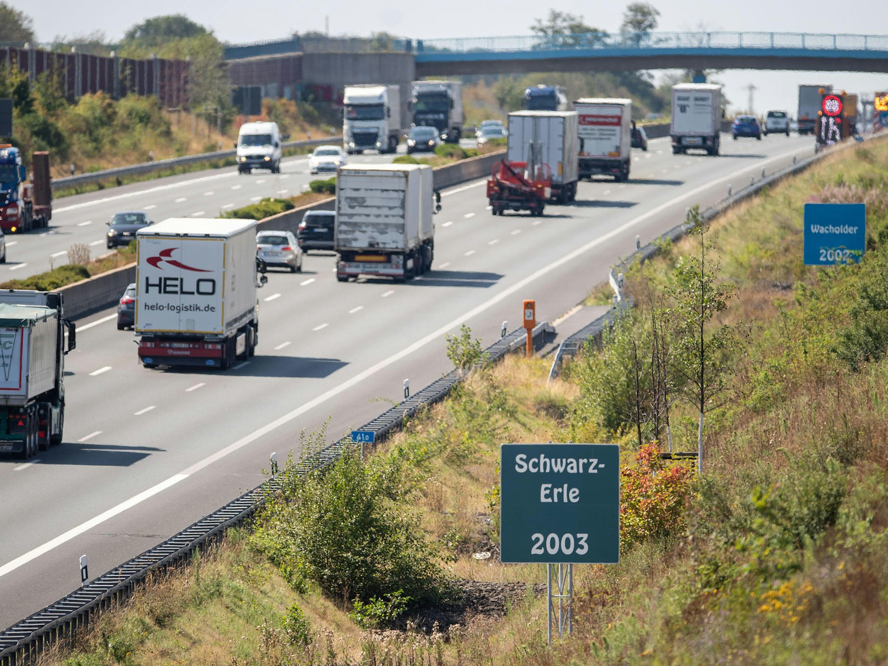 Autobahn A4 bei Kerpen.