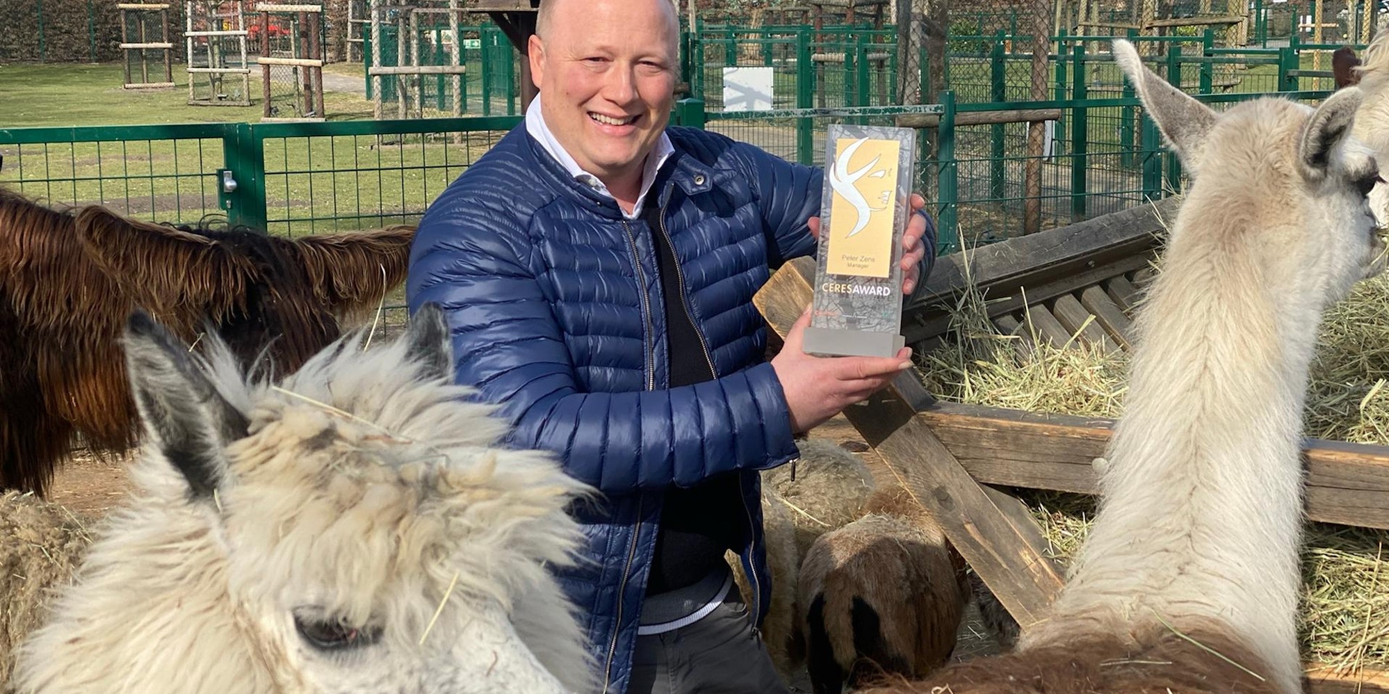 Peter Zens vom Gertrudenhof in Hürth wurde mit dem Ceres Award ausgezeichnet