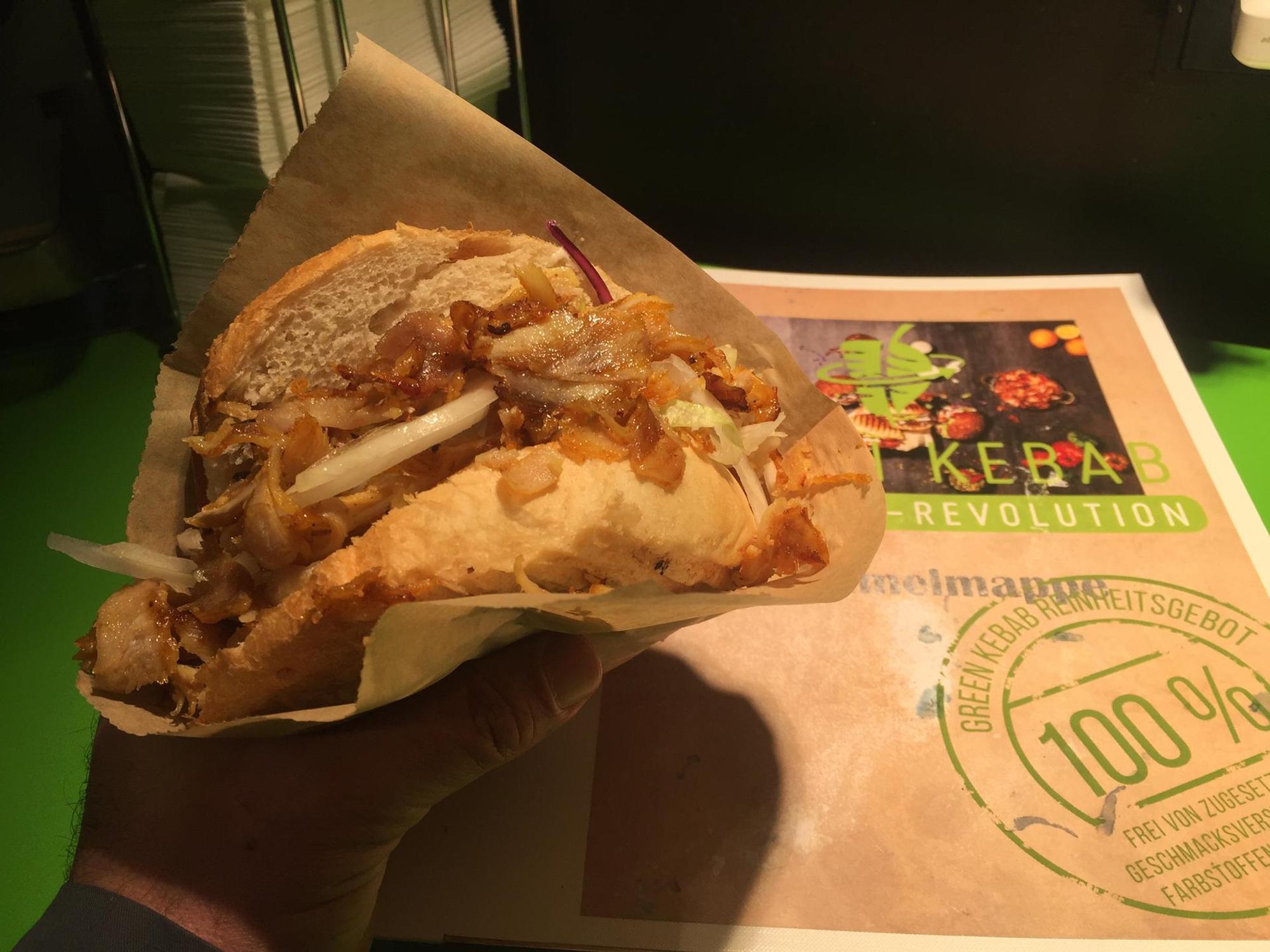 Ein „Green Kebap"-Döner