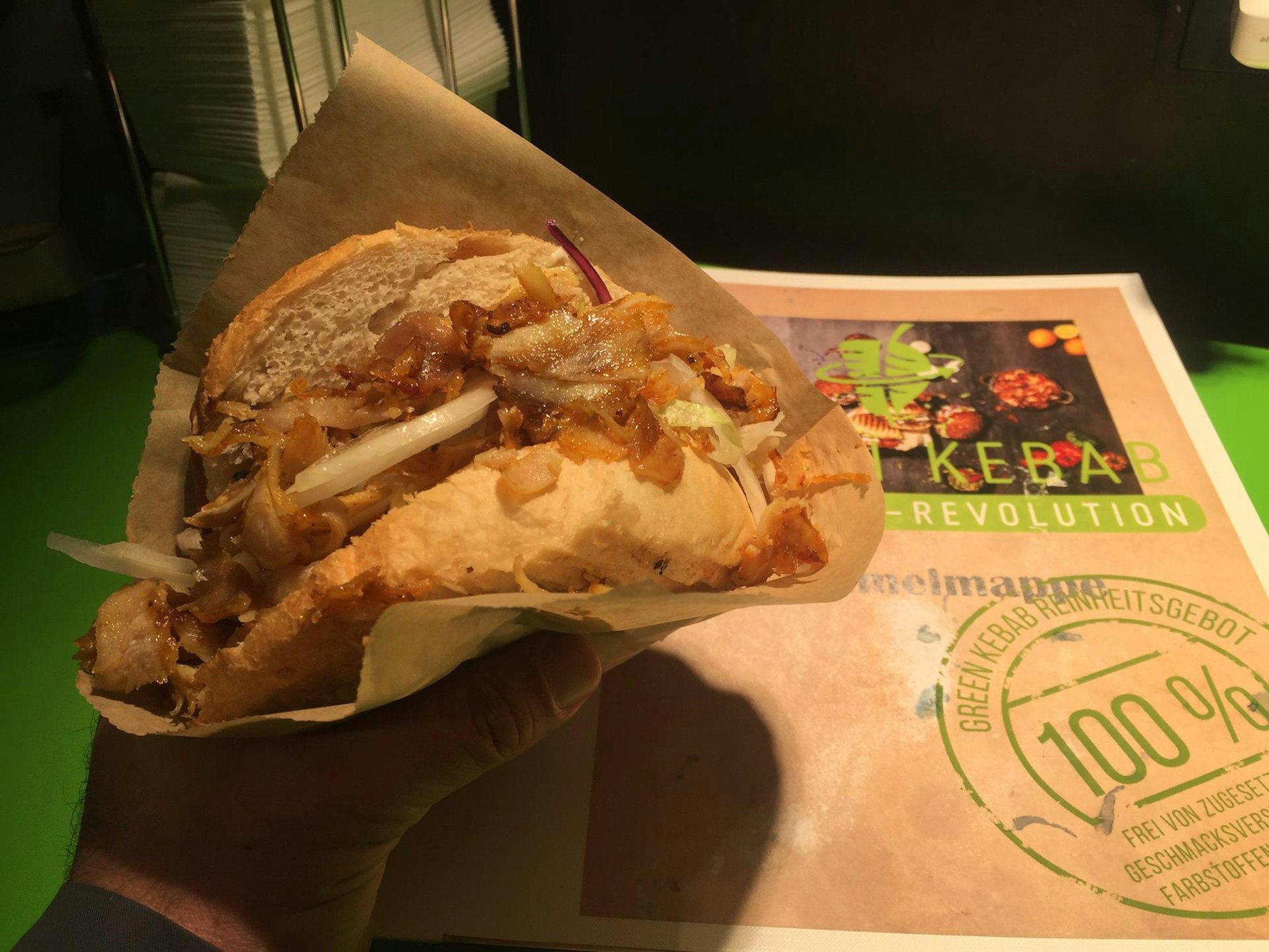 Ein „Green Kebap"-Döner