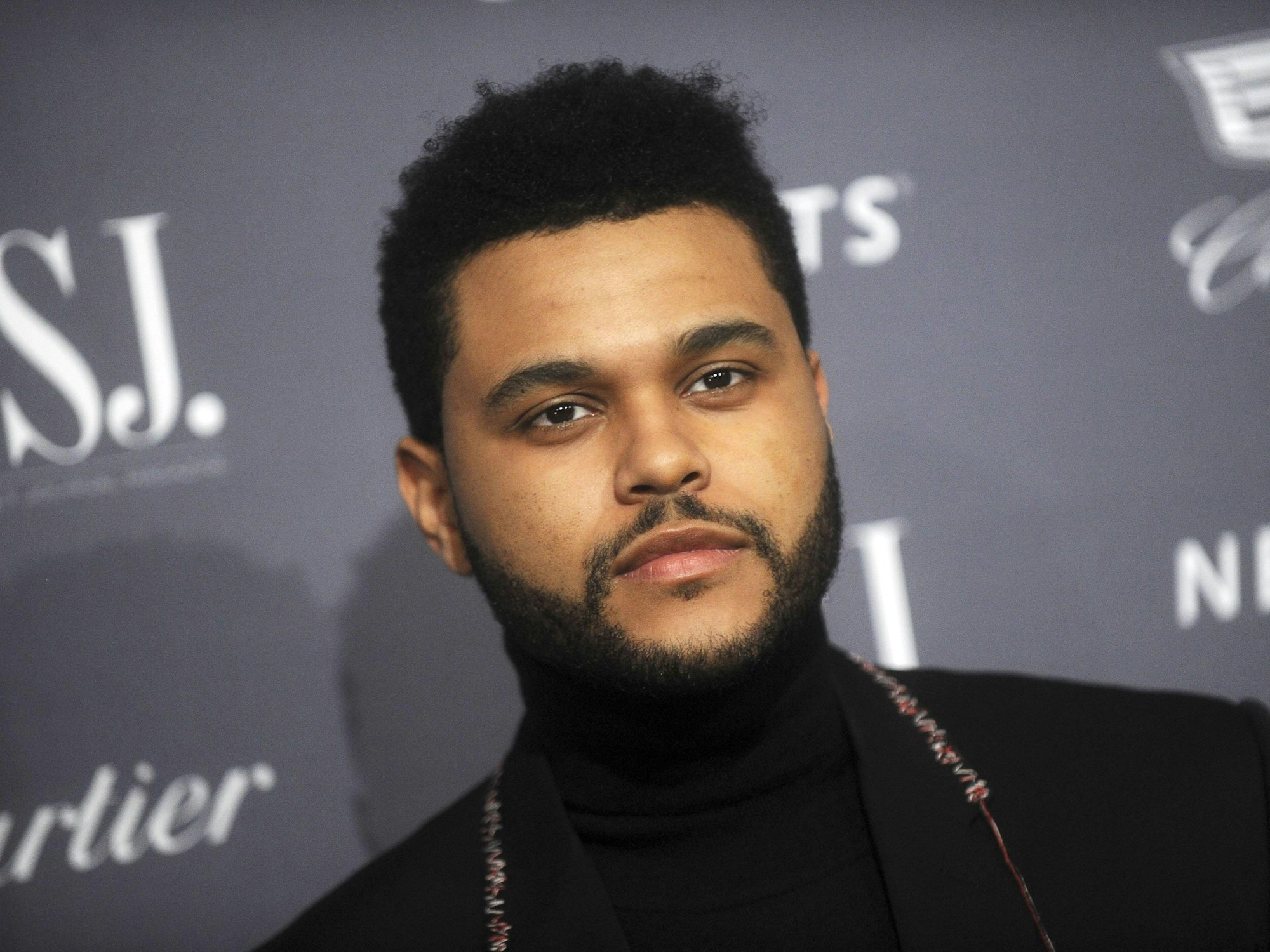The Weeknd bei einer Preisverleihung.