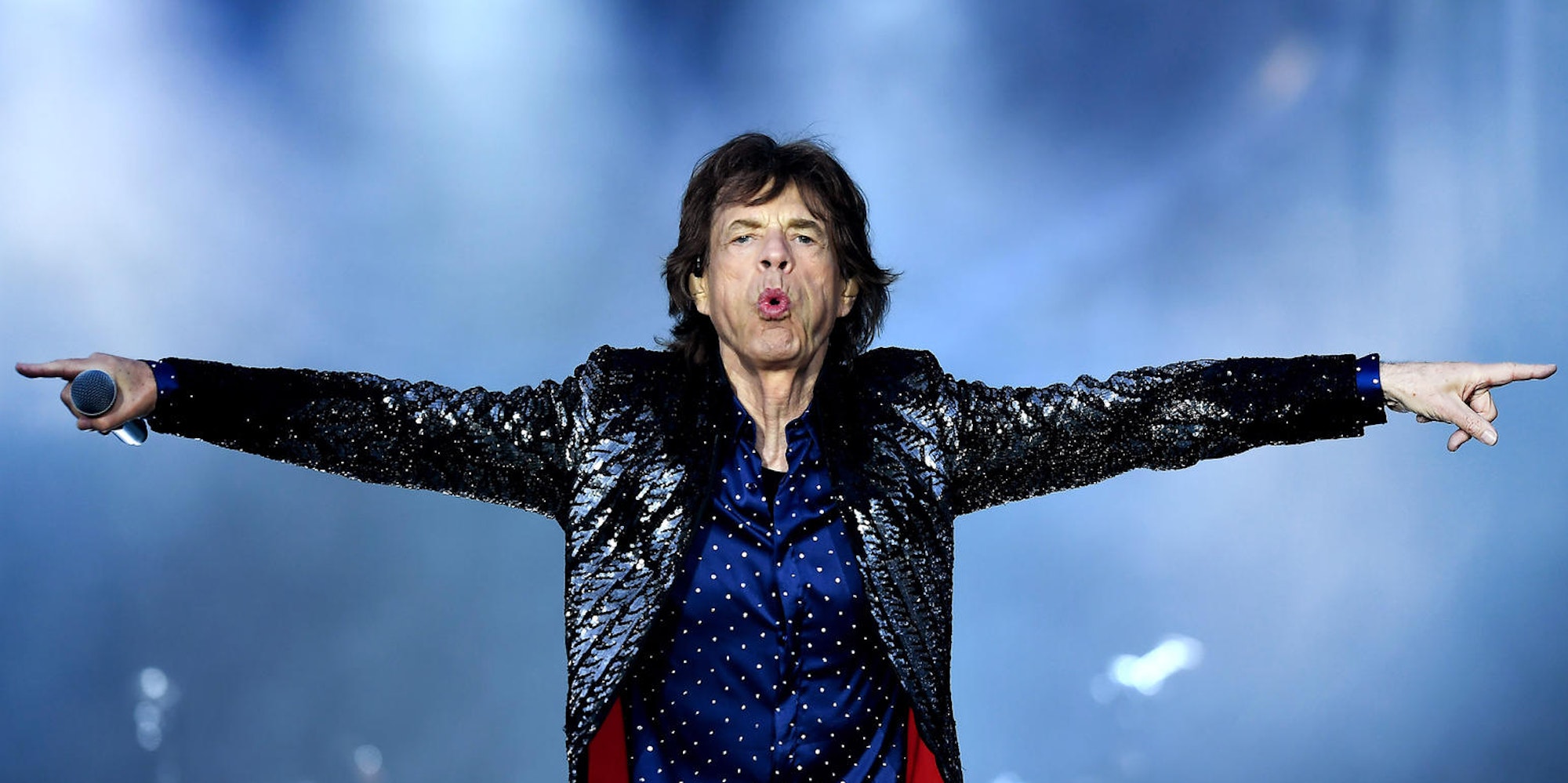 Mick Jagger _ auf der Bühne