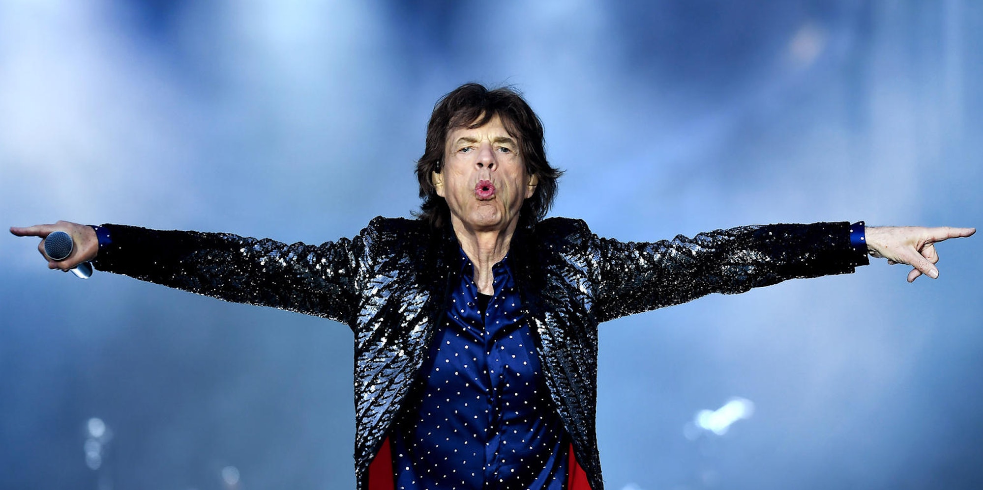 Mick Jagger _ auf der Bühne