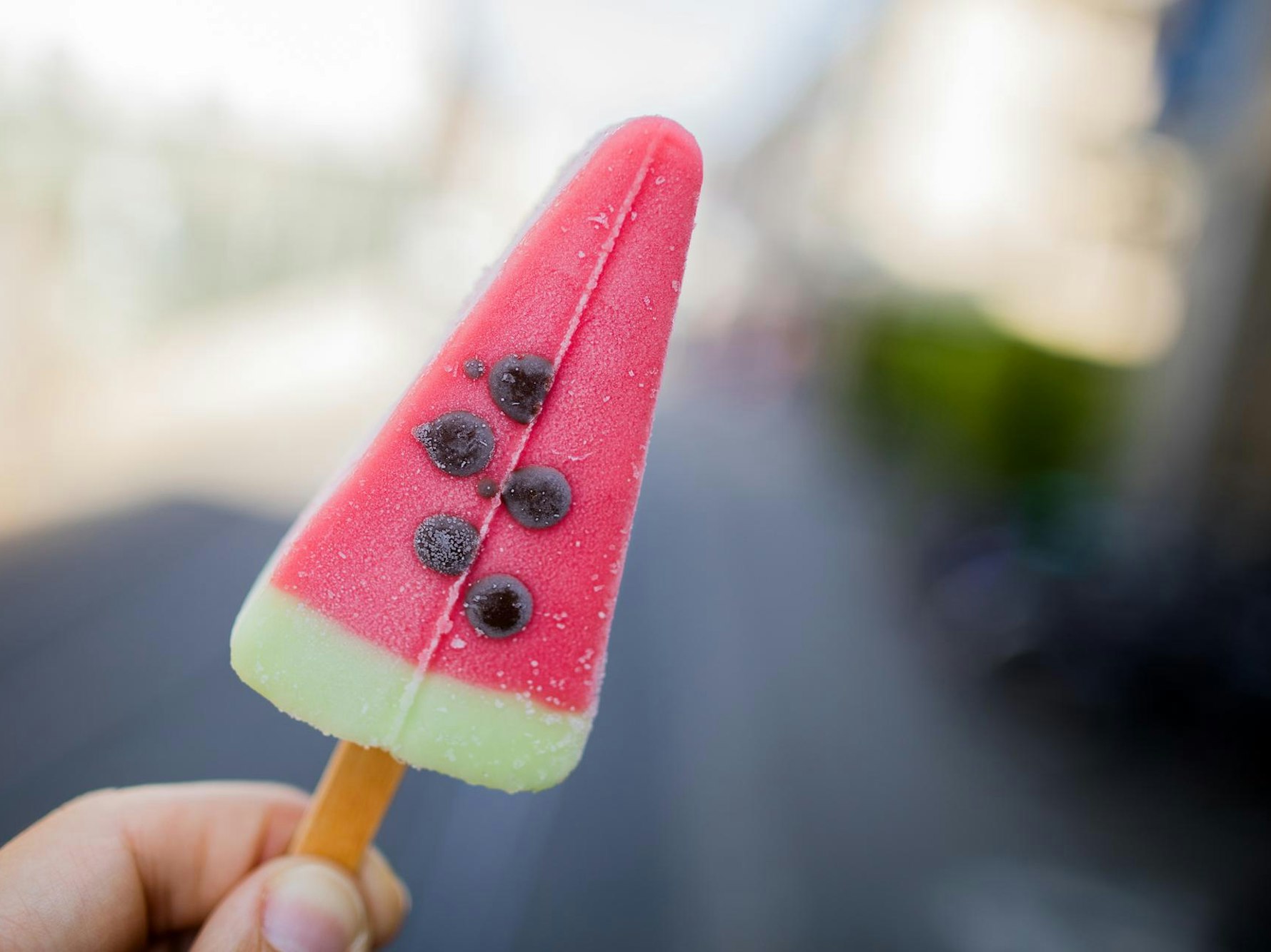 Eis am Stiel von Langnese: Hier ein Pirulo Watermelon. Bei Langnese stehen sehr viele Jobs auf dem Spiel.