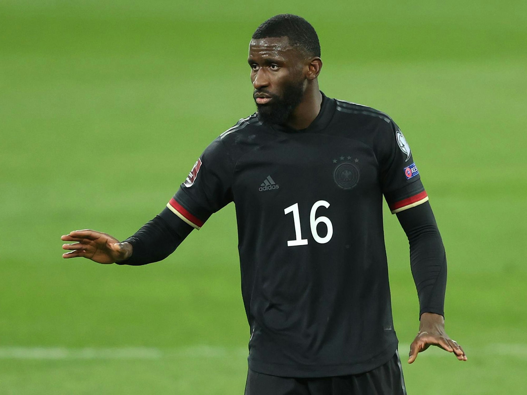 Abwehspieler Antonio Rüdiger, hier im Länderspiel der DFB-Elf in Rumänien am 28. März.