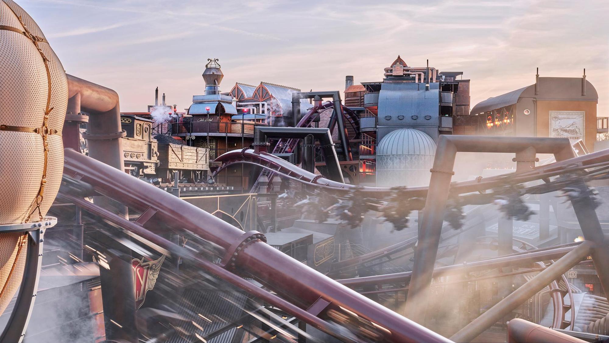 Die neue Themenwelt Rookburgh im Phantasialand.