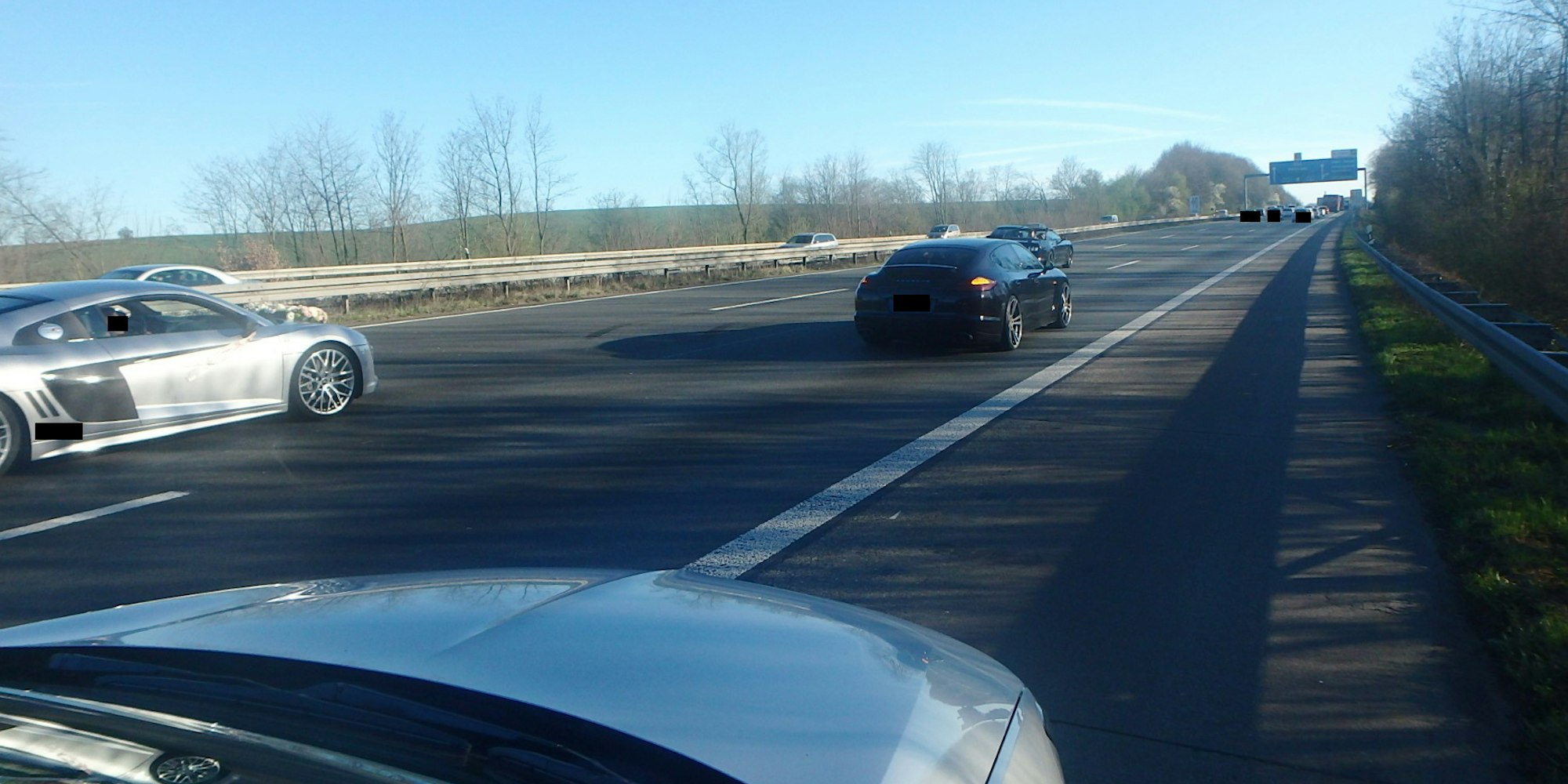 Hochzeitskorso_Autobahn