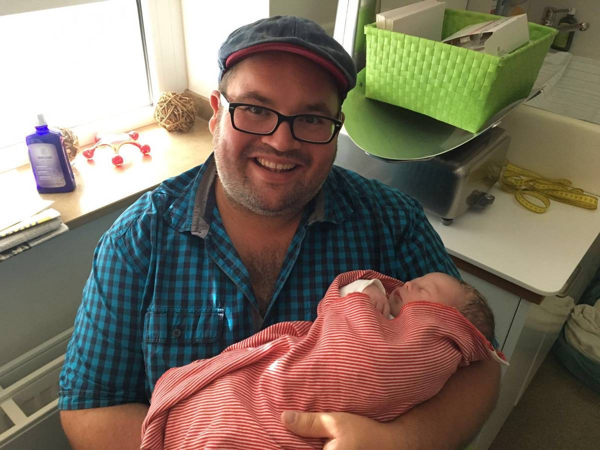 Björn Heuser mit Sohn Benjamin