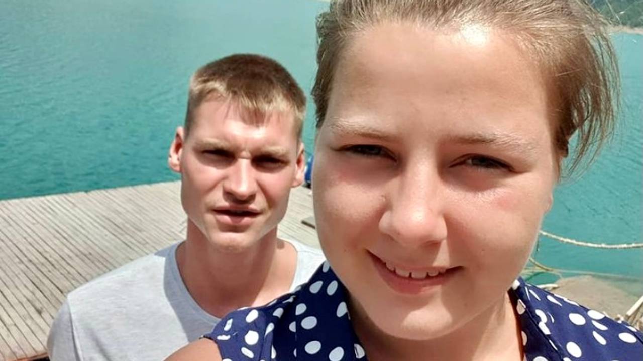 Sarafina Wollny und ihr Mann Peter, hier auf einem Selfie vom Juli 2021.