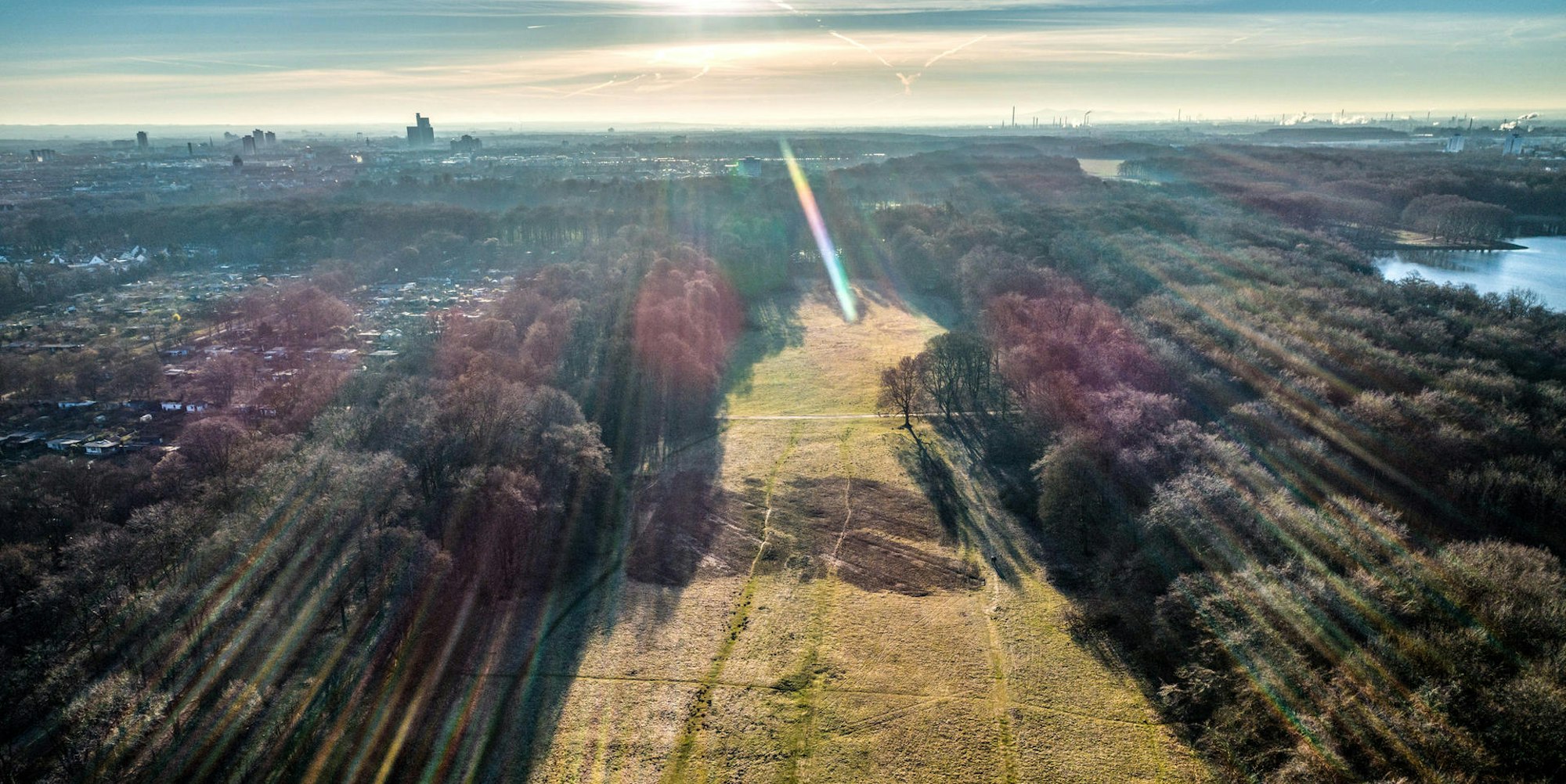 Luftbild Gleuler Wiese FC Geißbockheim Erweiterung