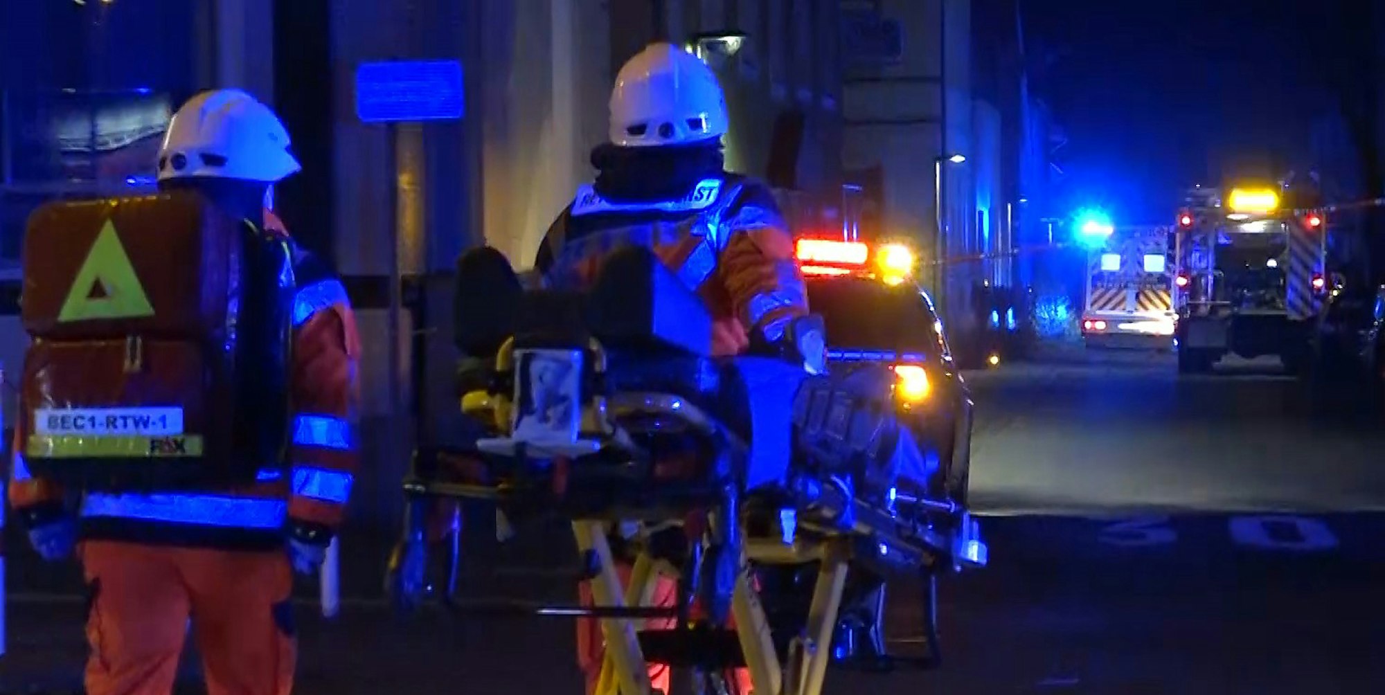 rettungskräft trage