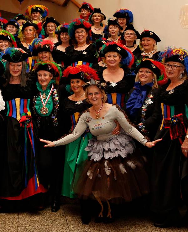 Gruppenfoto der Colombinen