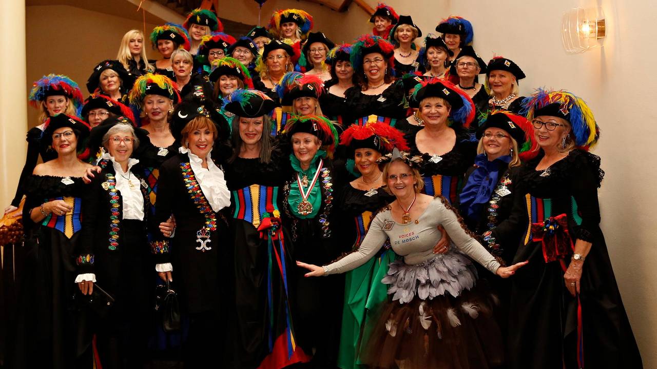 Gruppenfoto der Colombinen