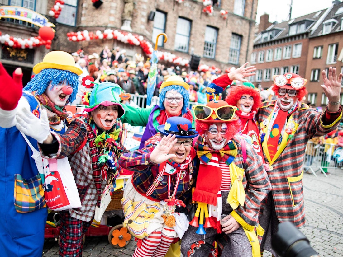 Rosenmontag in Düsseldorf