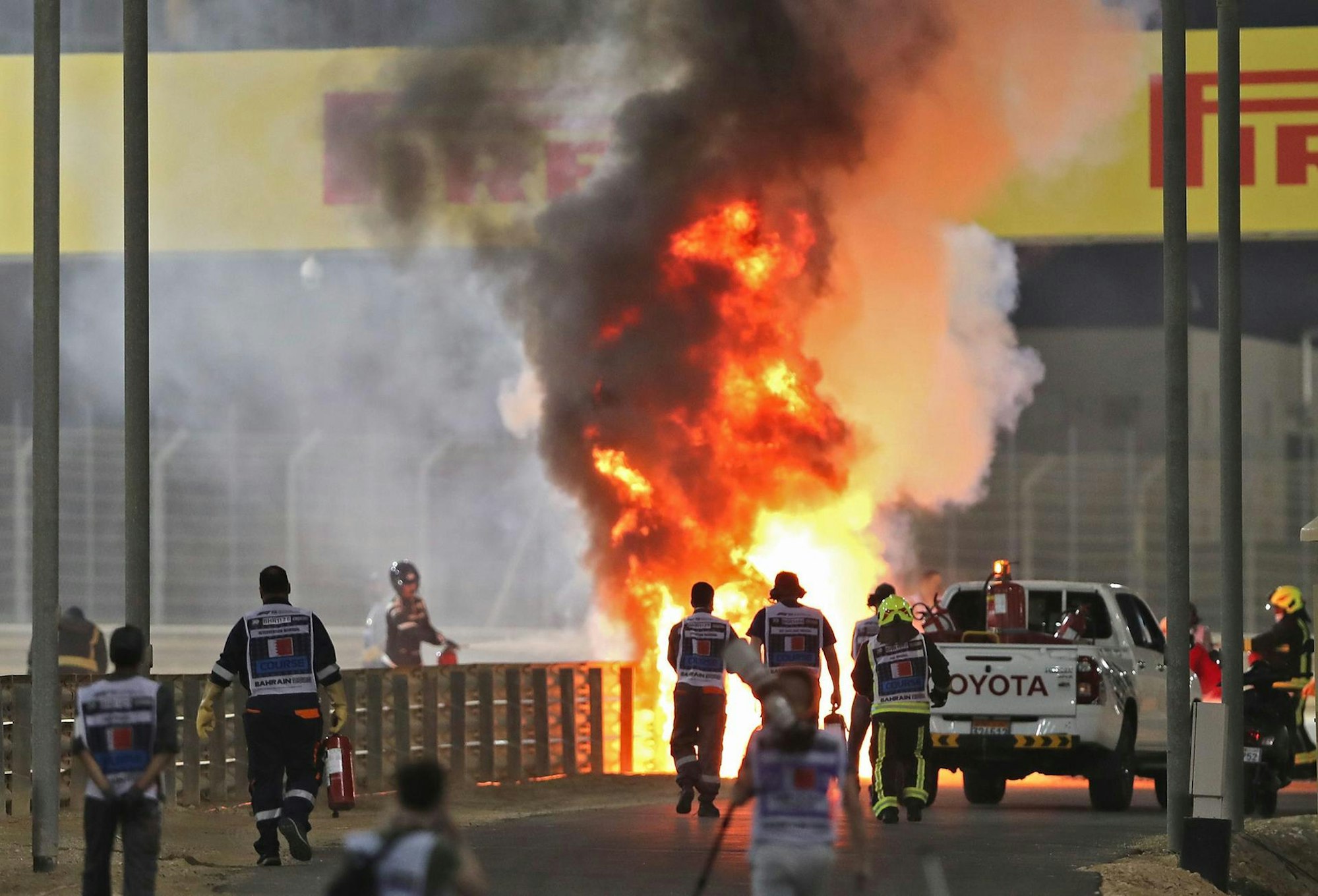 Feuer-Bahrain-Start