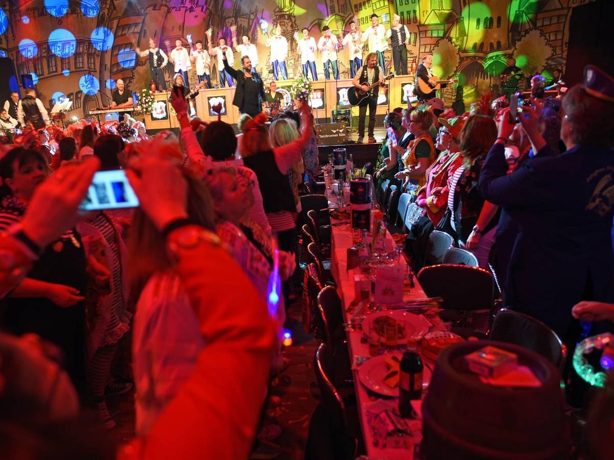 Eine Sitzung im Kölner Karneval.