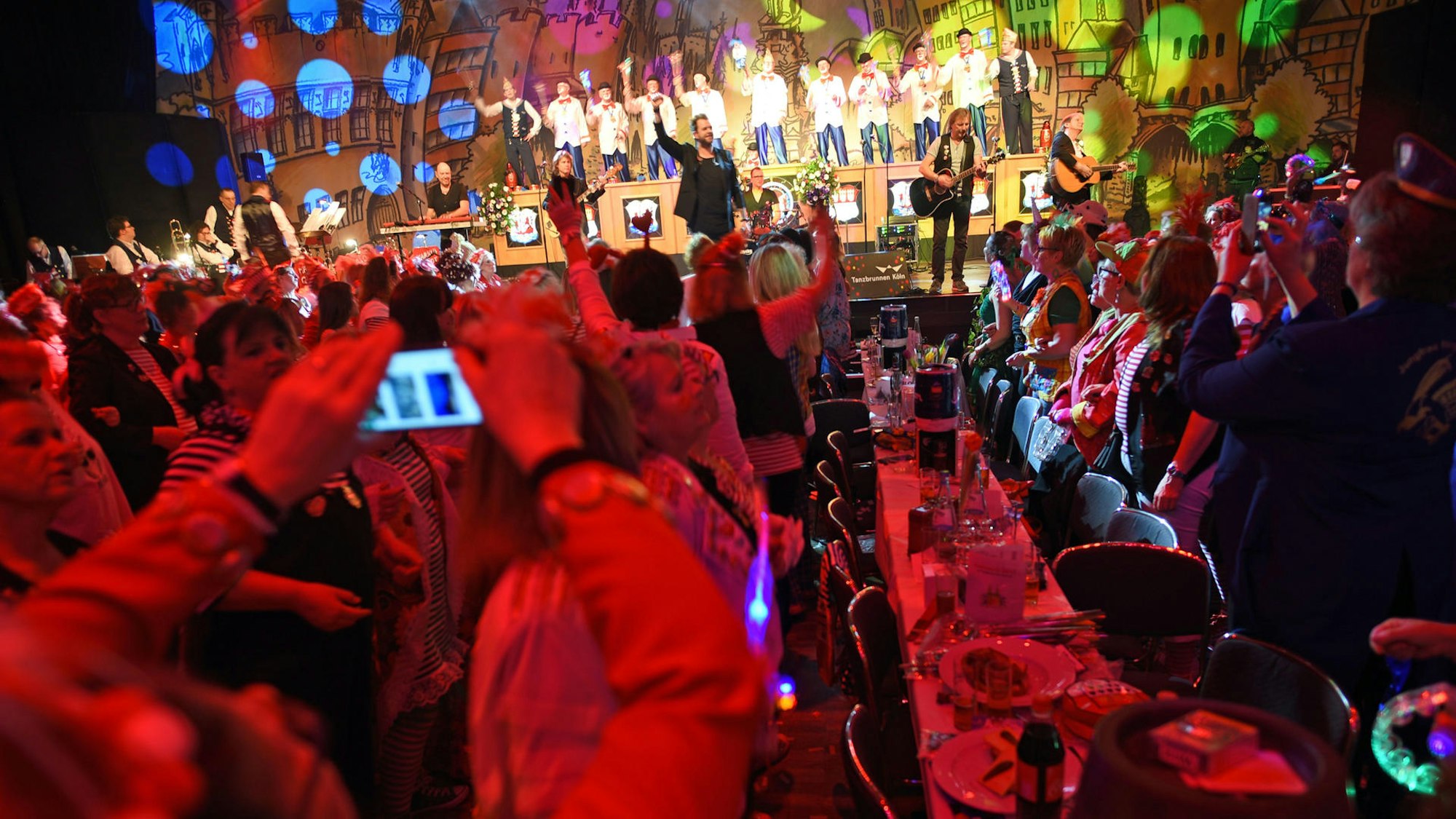 Ein Sitzung im Kölner Karneval.