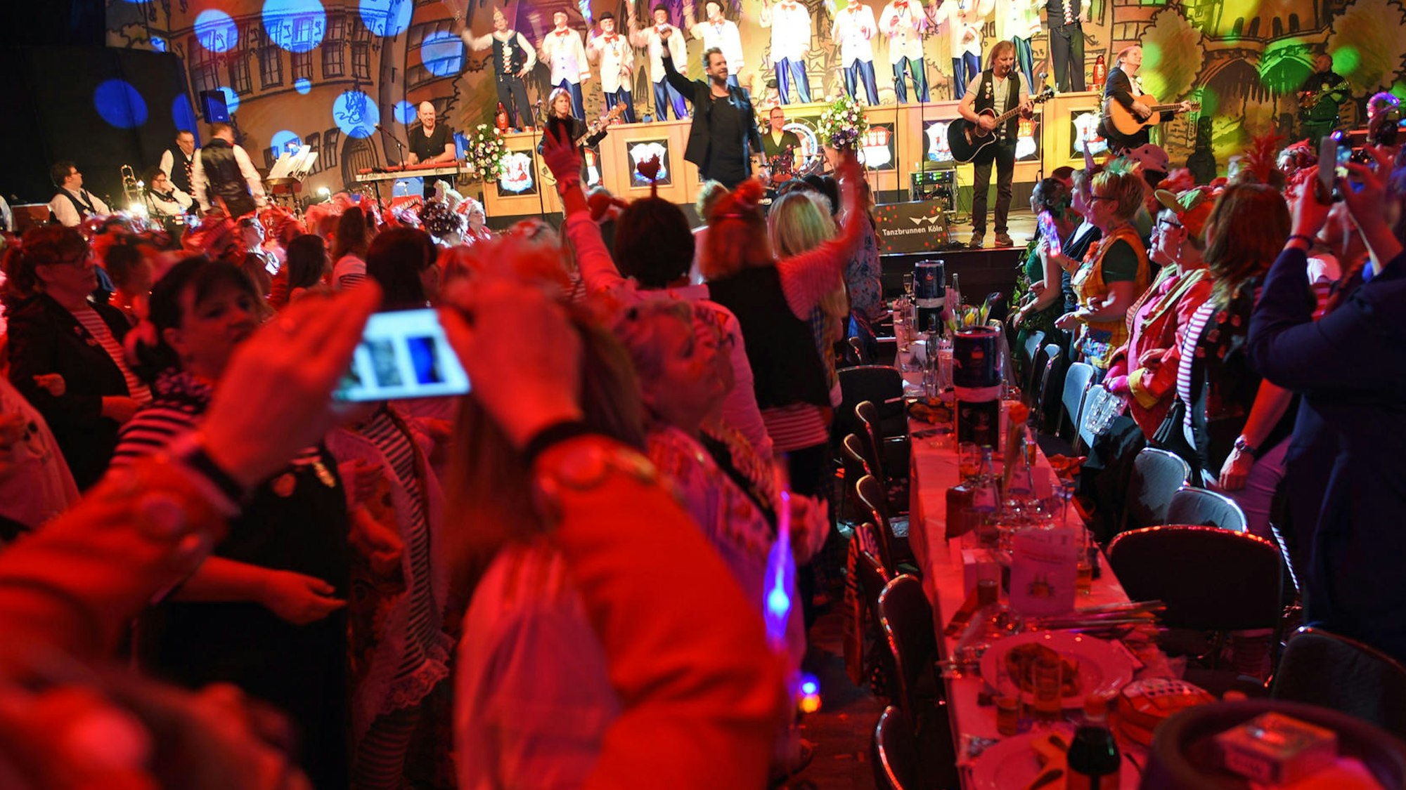 Eine Sitzung im Kölner Karneval.
