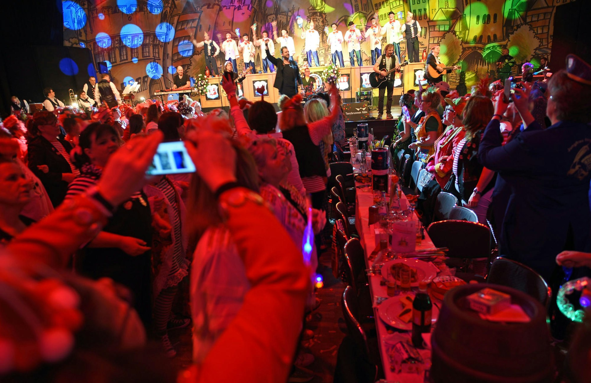 Eine Sitzung im Kölner Karneval.