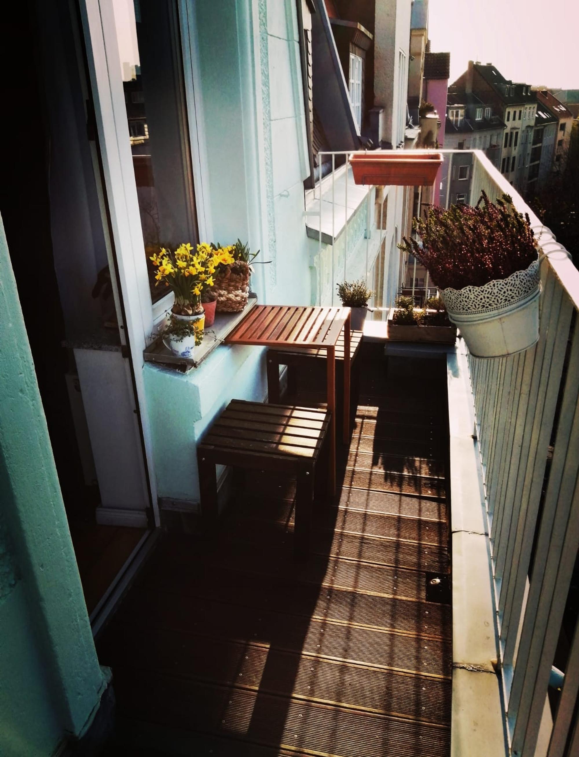 Alles schön geworden: Der Balkon