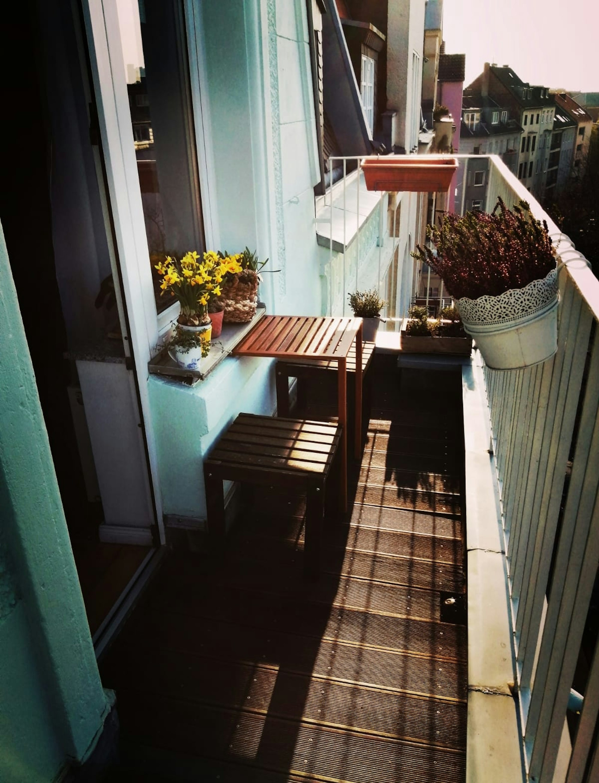 Alles schön geworden: Der Balkon