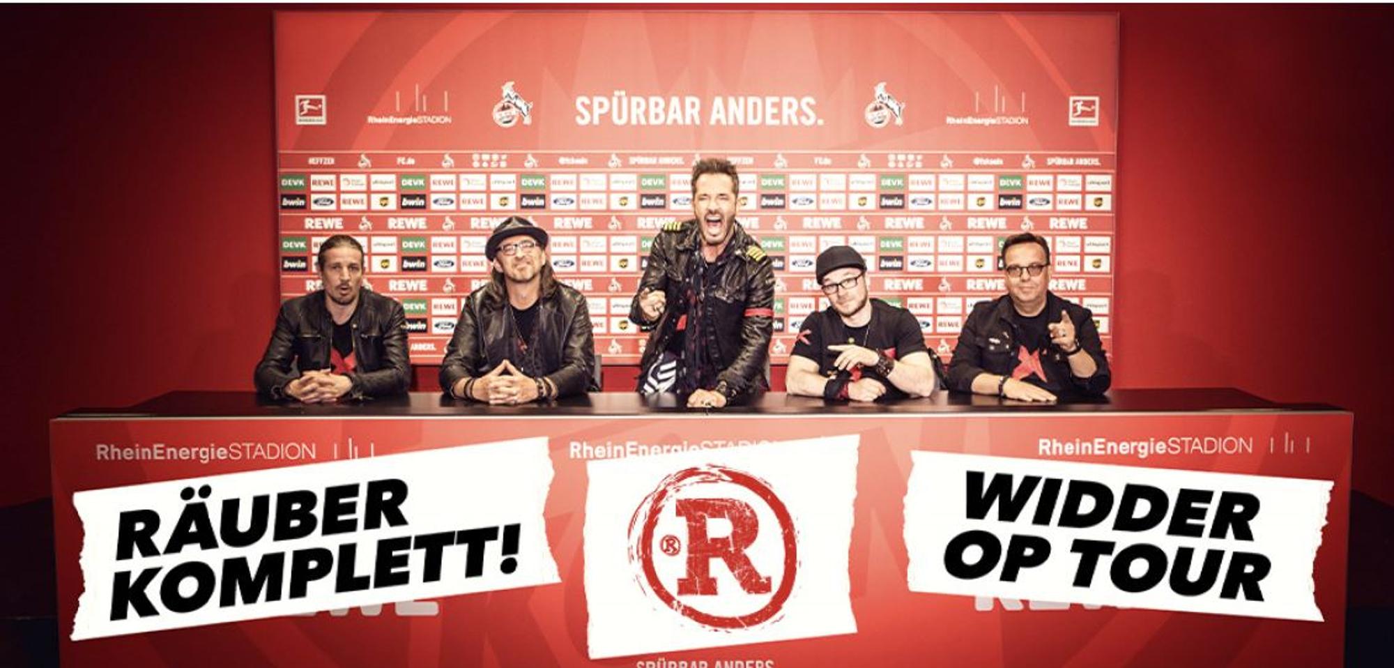 Räuber stellen enue Bandmitglieder in Köln vor