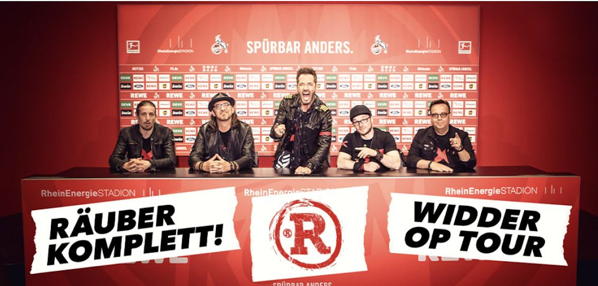 Räuber stellen enue Bandmitglieder in Köln vor