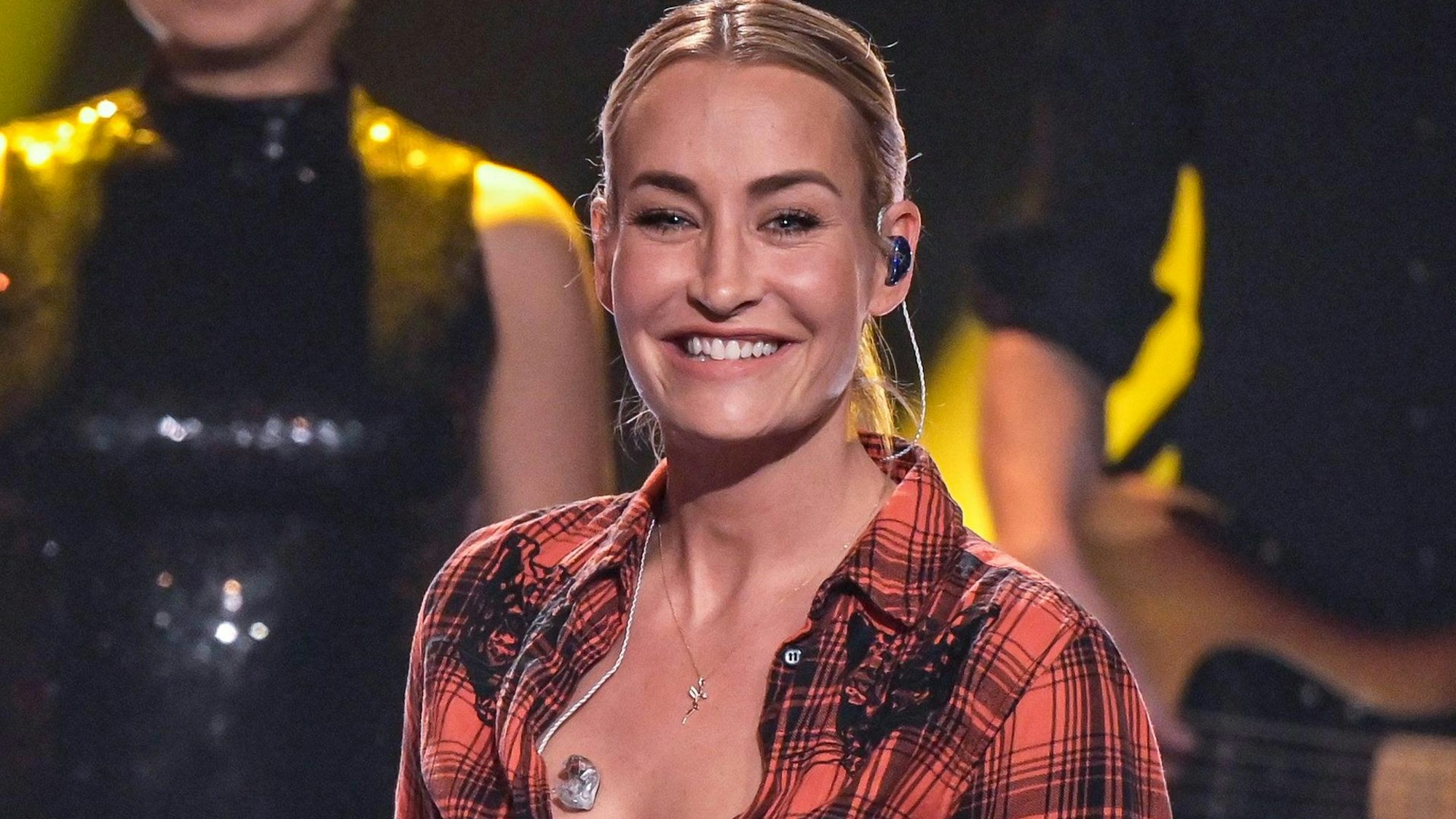 Sängerin Sarah Connor bei einer ZDF-Aufzeichnung Ende 2019.