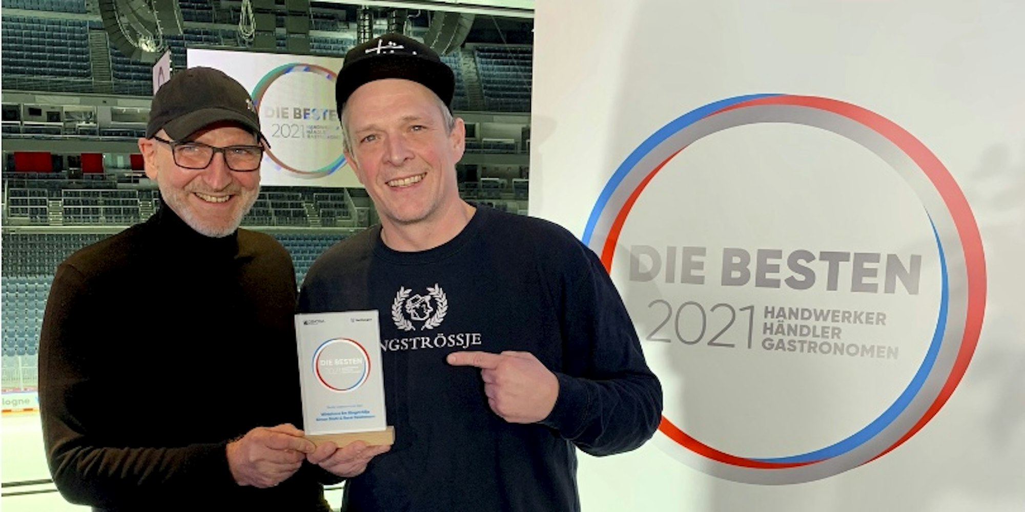 Rene Deichmann und Simon Stahl vom Wirtshaus em Ringströßje