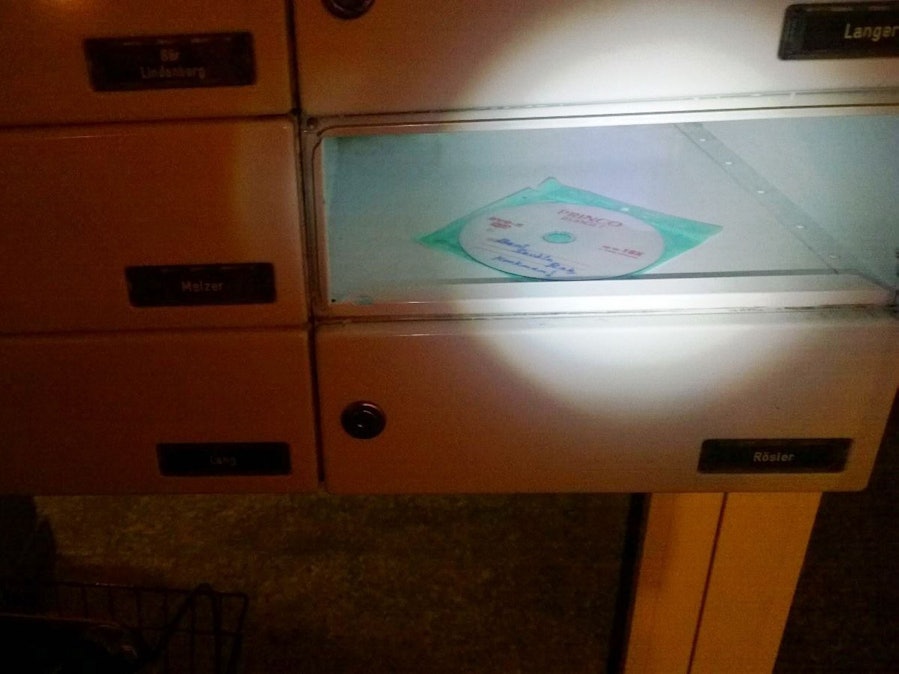 CD im Briefkasten