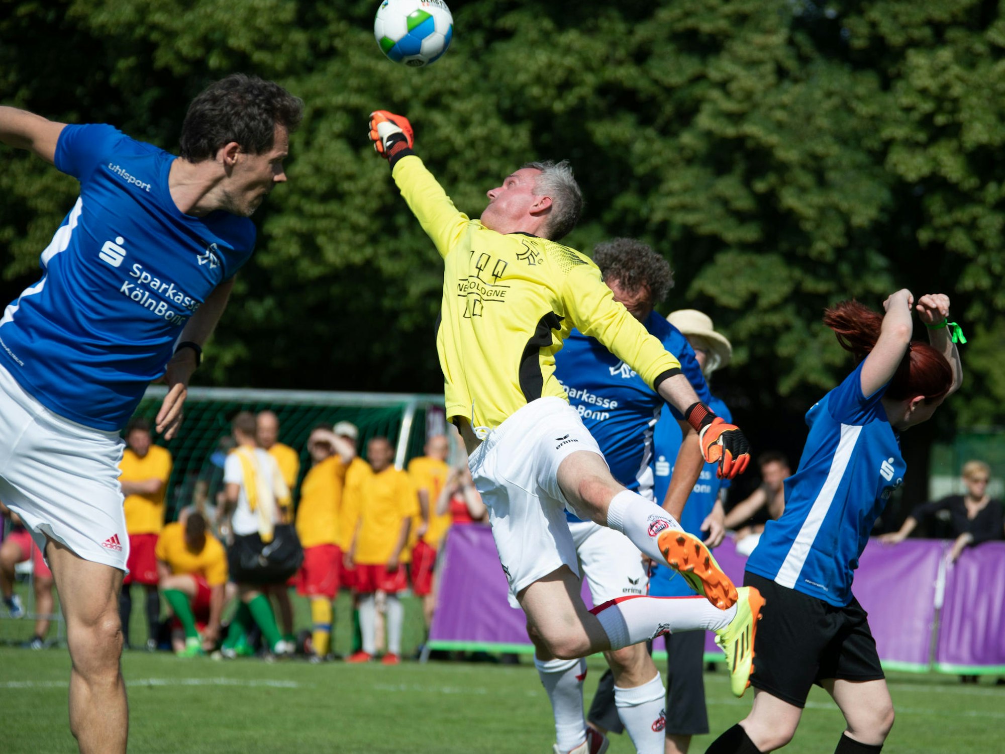 Alexander Wehrle als Torwart beim Come together Cup 2019.