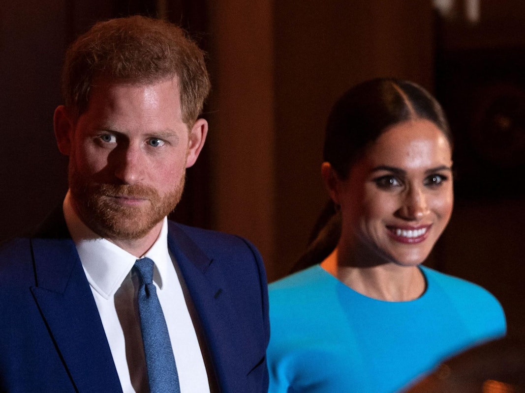 Prinz Harry und seine Frau Meghan, aufgenommen am 05. Mai 2020.