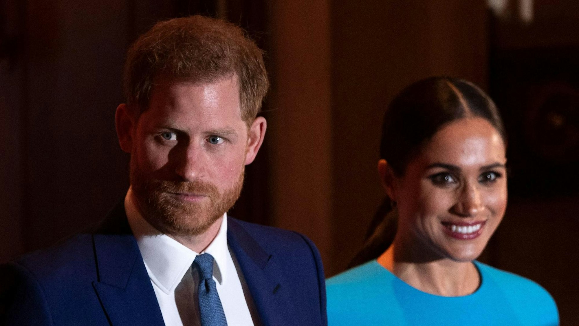 Prinz Harry und seine Frau Meghan, aufgenommen am 05. Mai 2020.