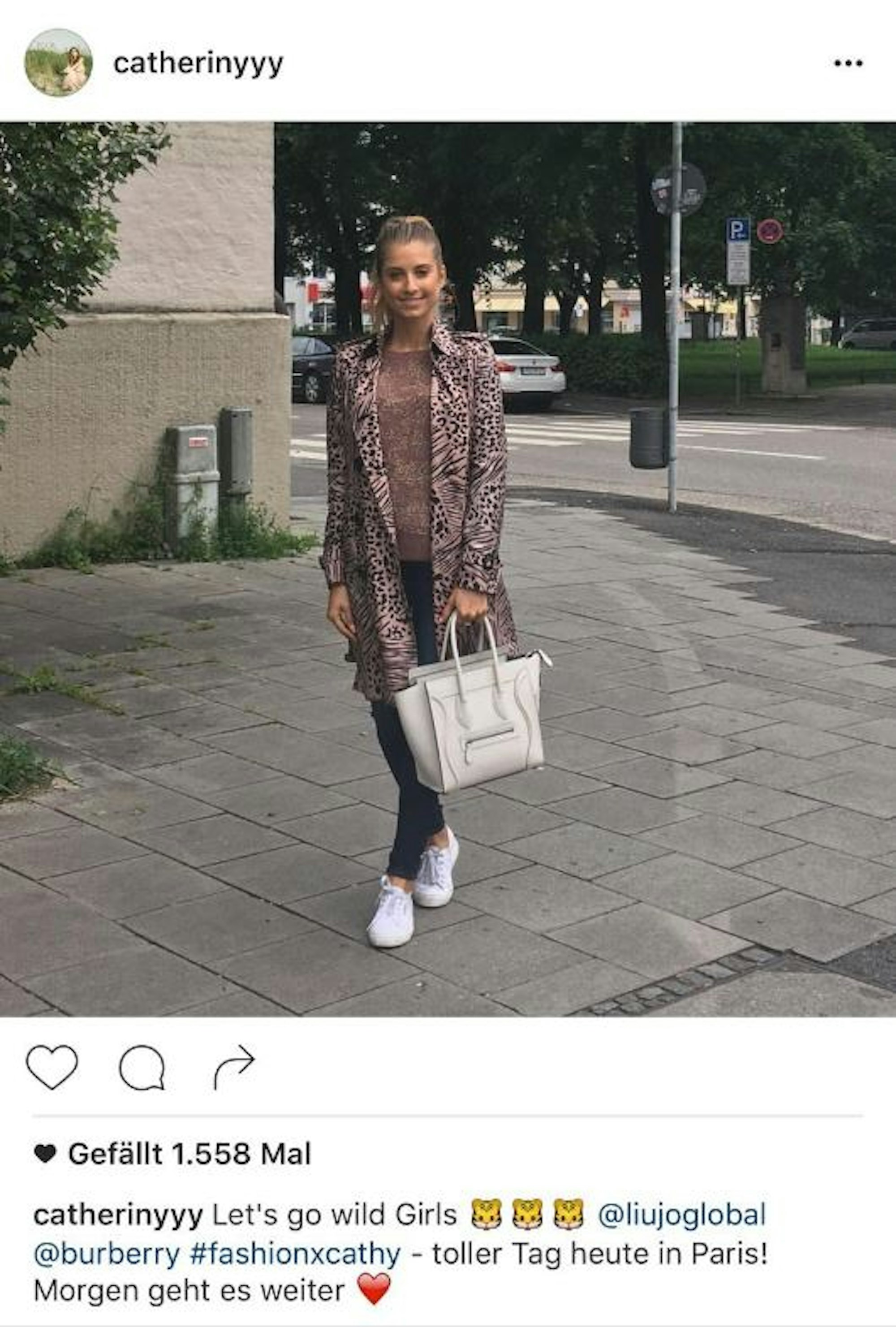 Cathy Hummels Instagram Paris