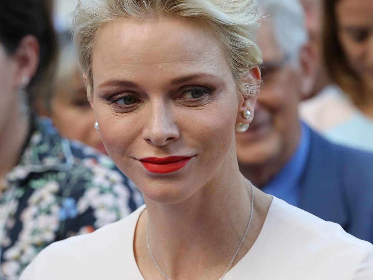 Charlène von Monaco im September 2019 mit ihrem blonden Bob.