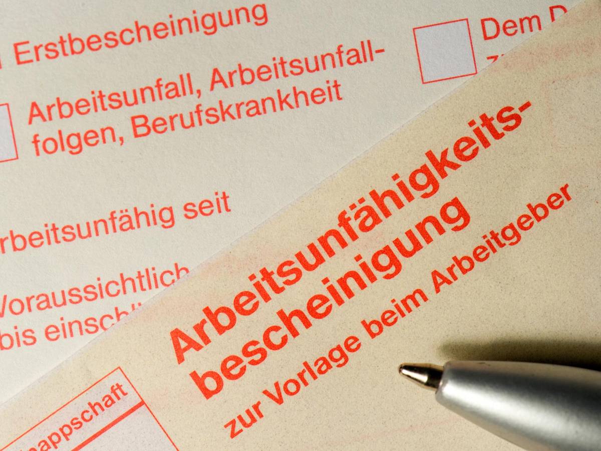 Arbeitsunfähigkeitsbescheinigung
