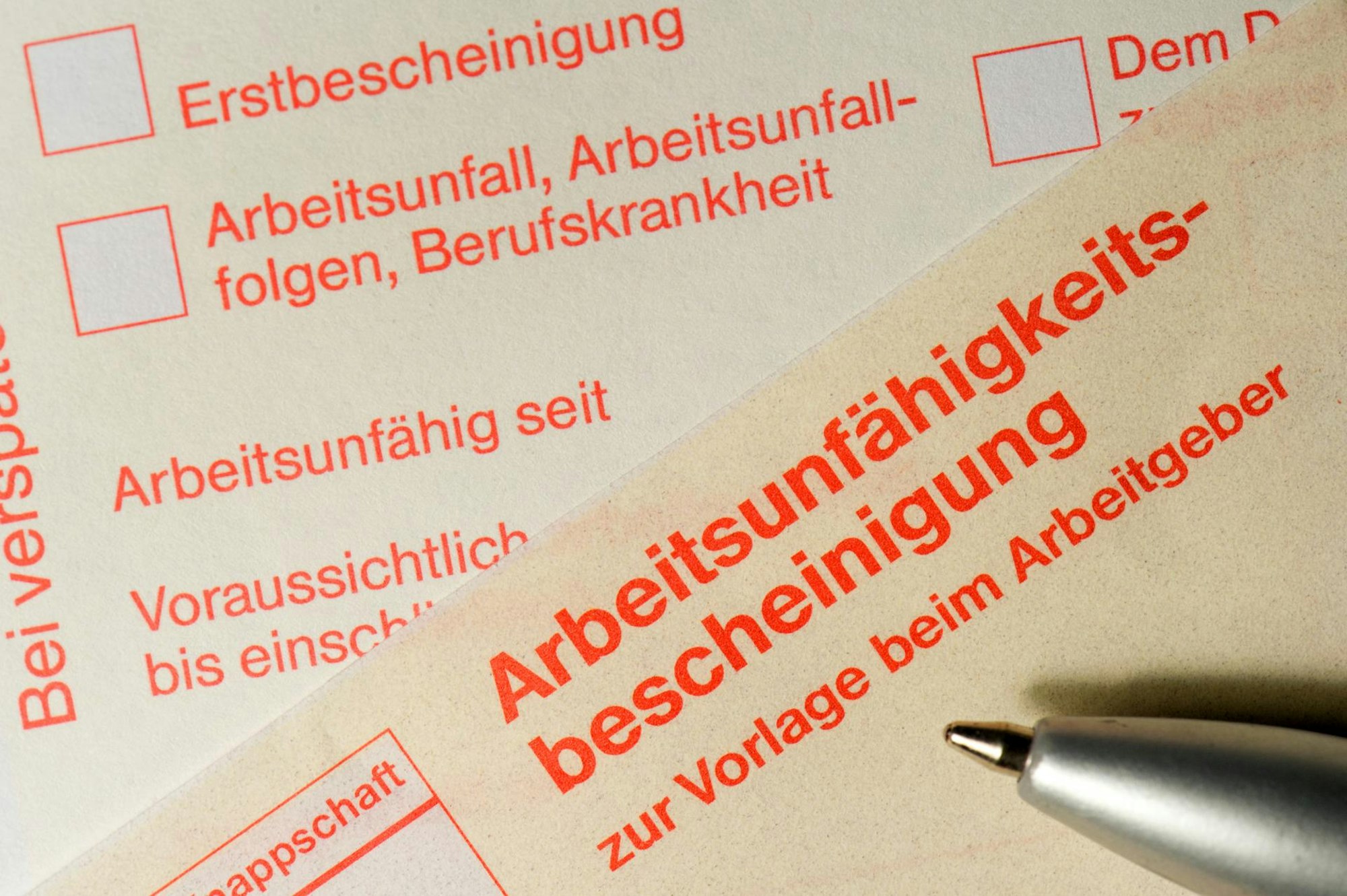 Arbeitsunfähigkeitsbescheinigung