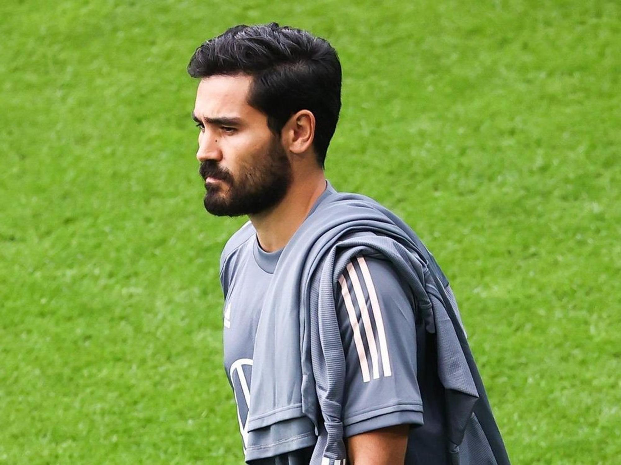 Ilkay Gündogan während eines Abschlusstrainings mit der DFB-Elf.