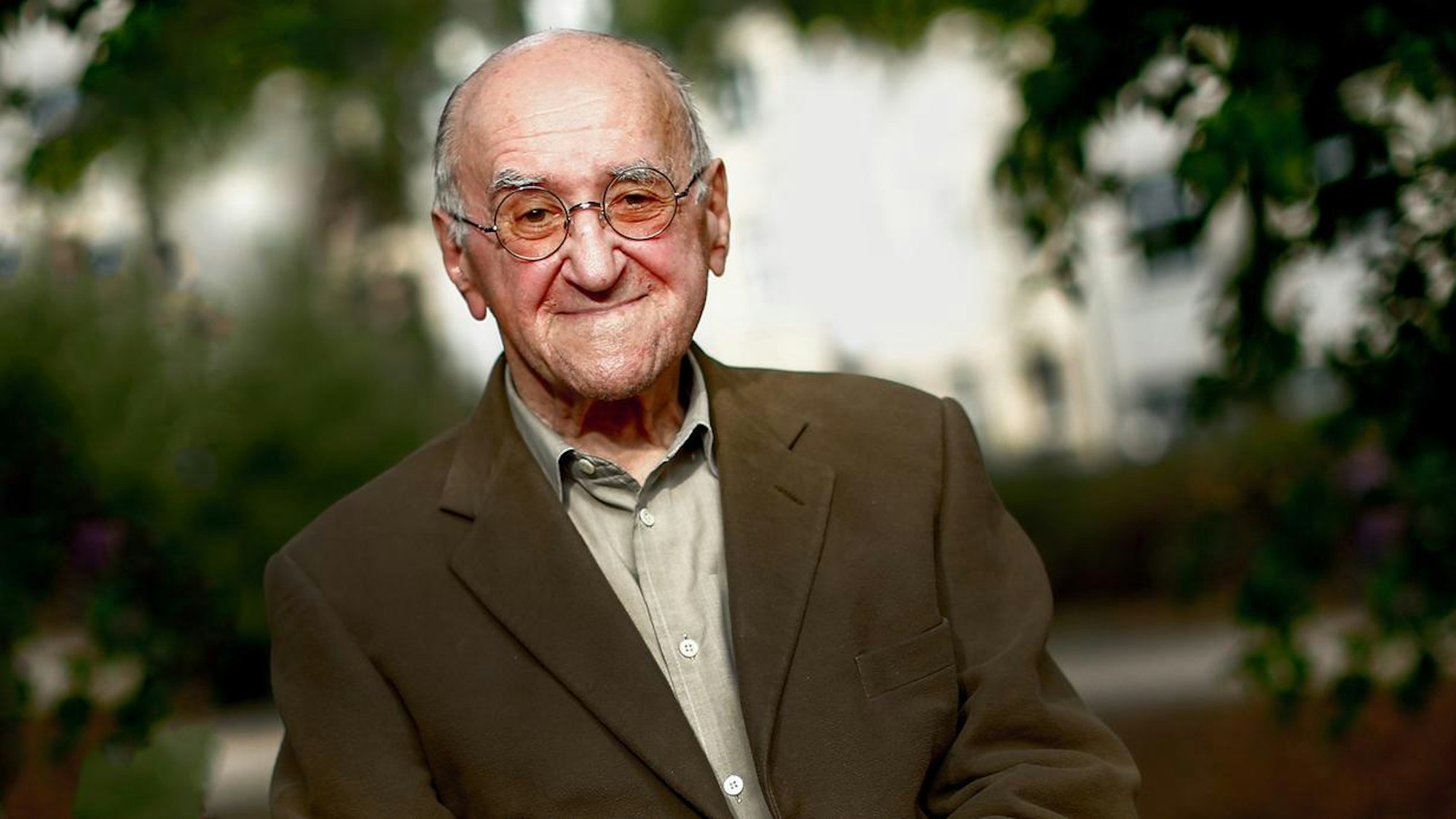 Alfred Biolek, früherer Moderator, Entertainer und Autor, am 19. September 2018 im Kölner Stadtgarten