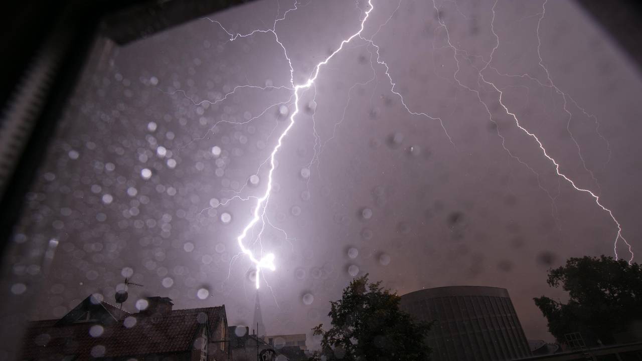 Blitze in Münster NRW