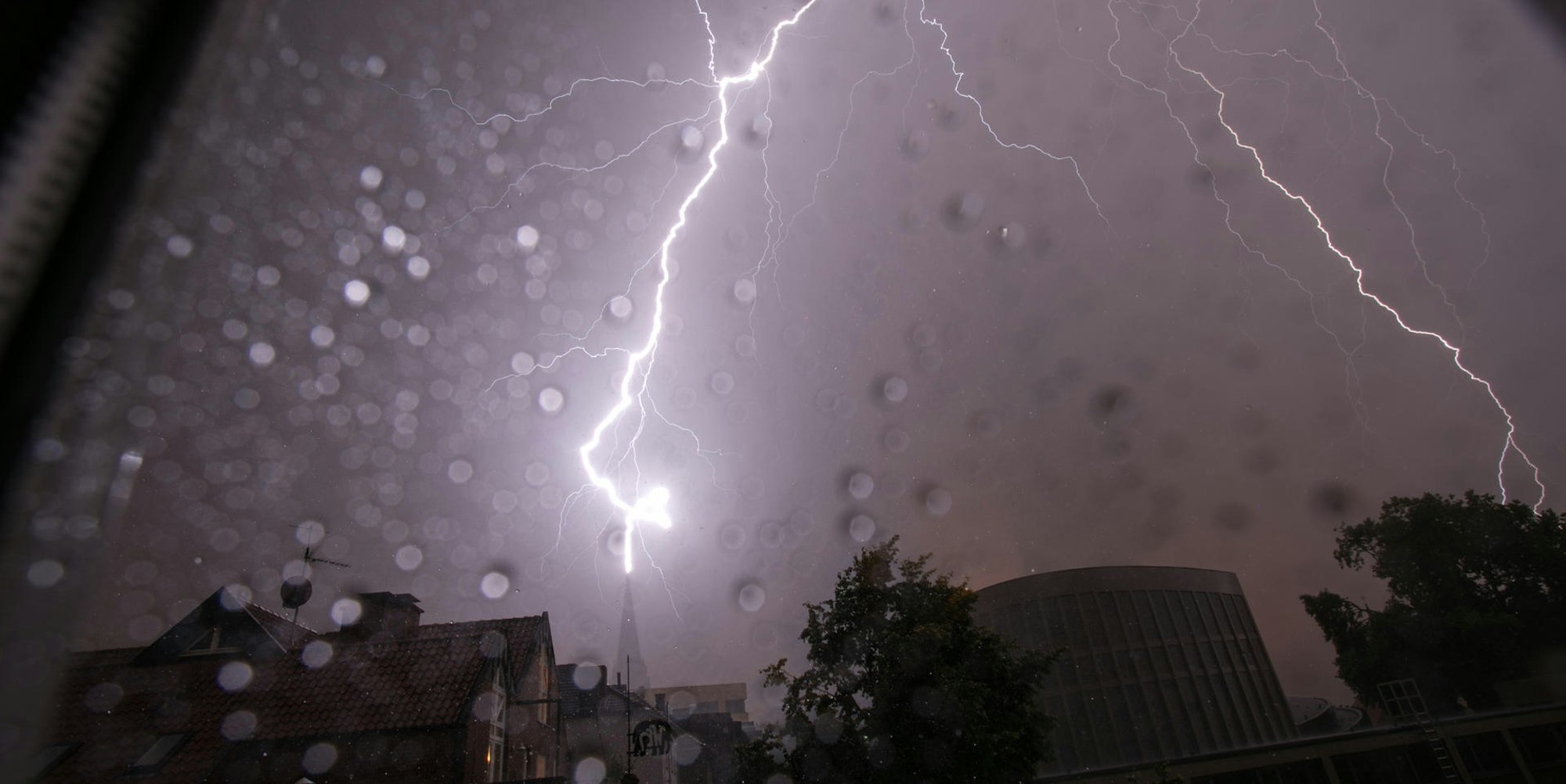 Blitze in Münster NRW