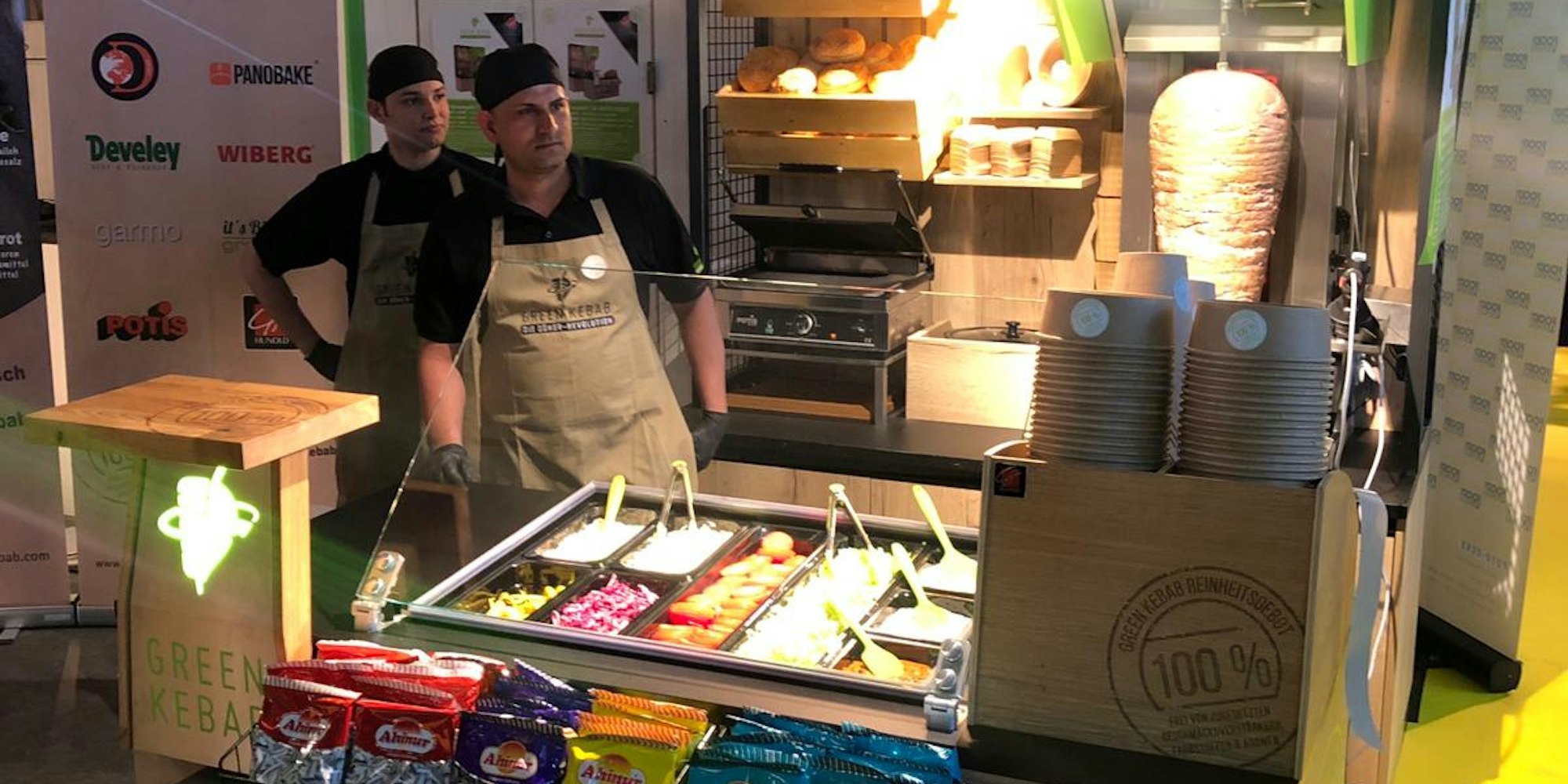 Döner Shop in Shop von Green Kebab