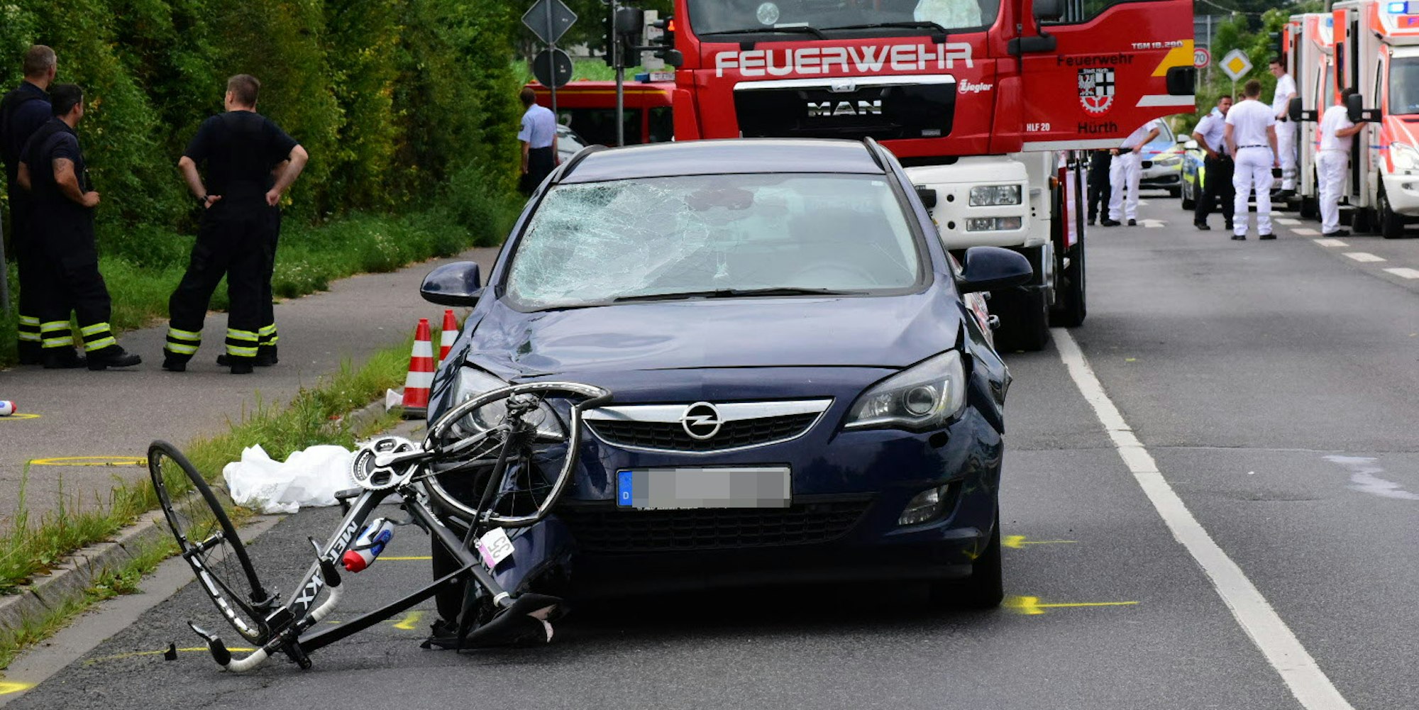 Radrennfahrer Hürth 170711