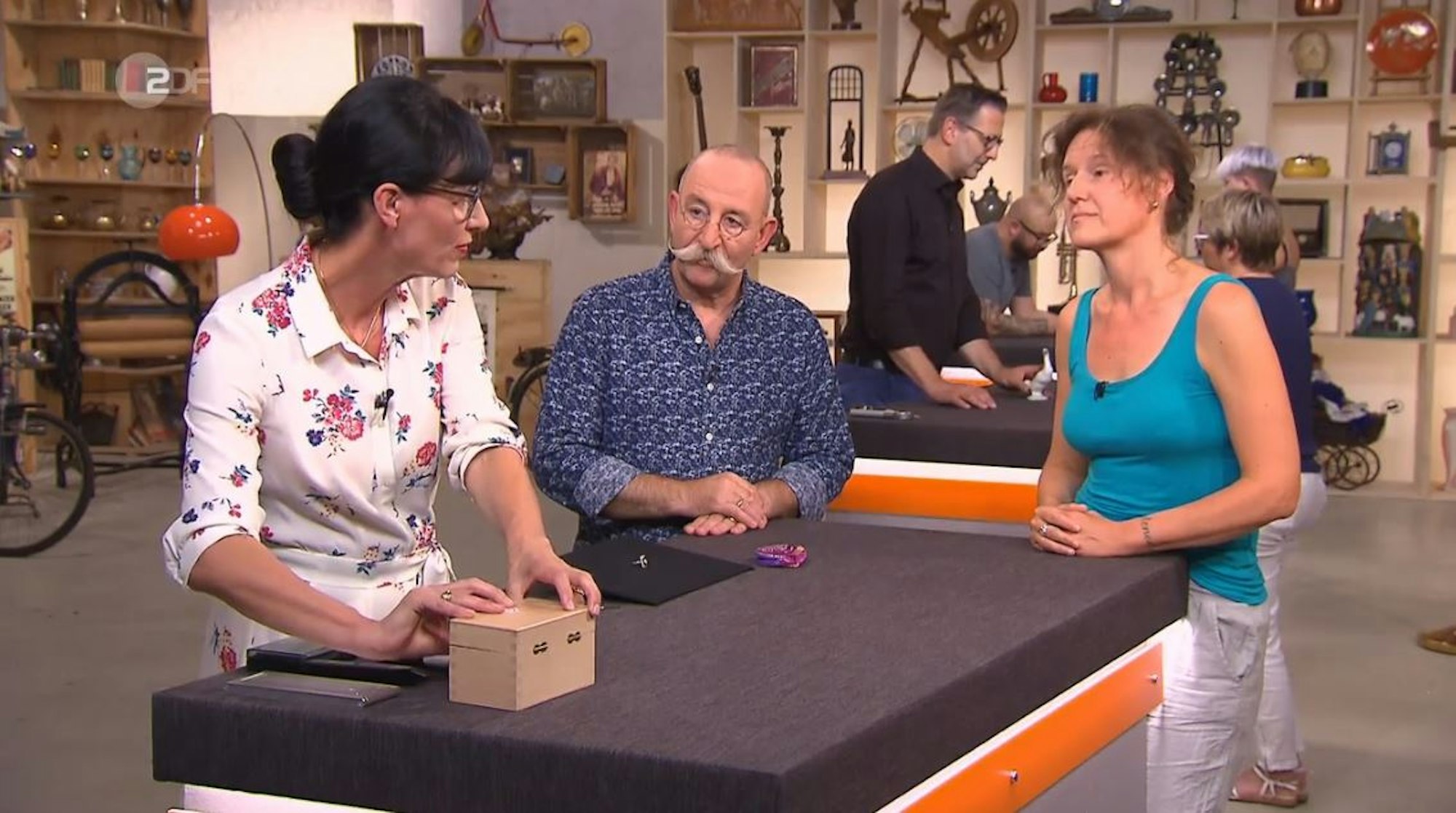 horst heide und verkäuferin
