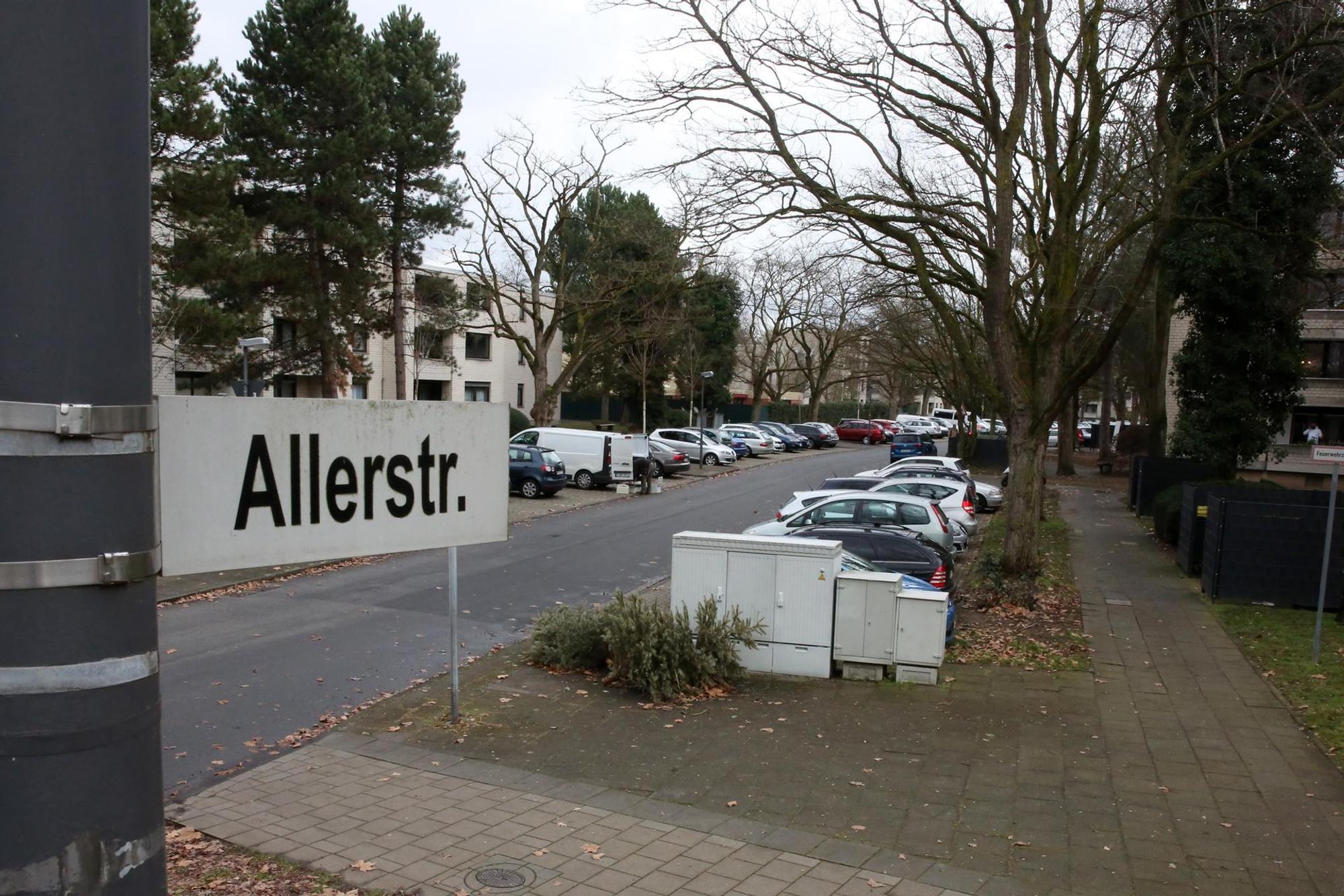 Die Allerstraße in Köln-Chorweiler.