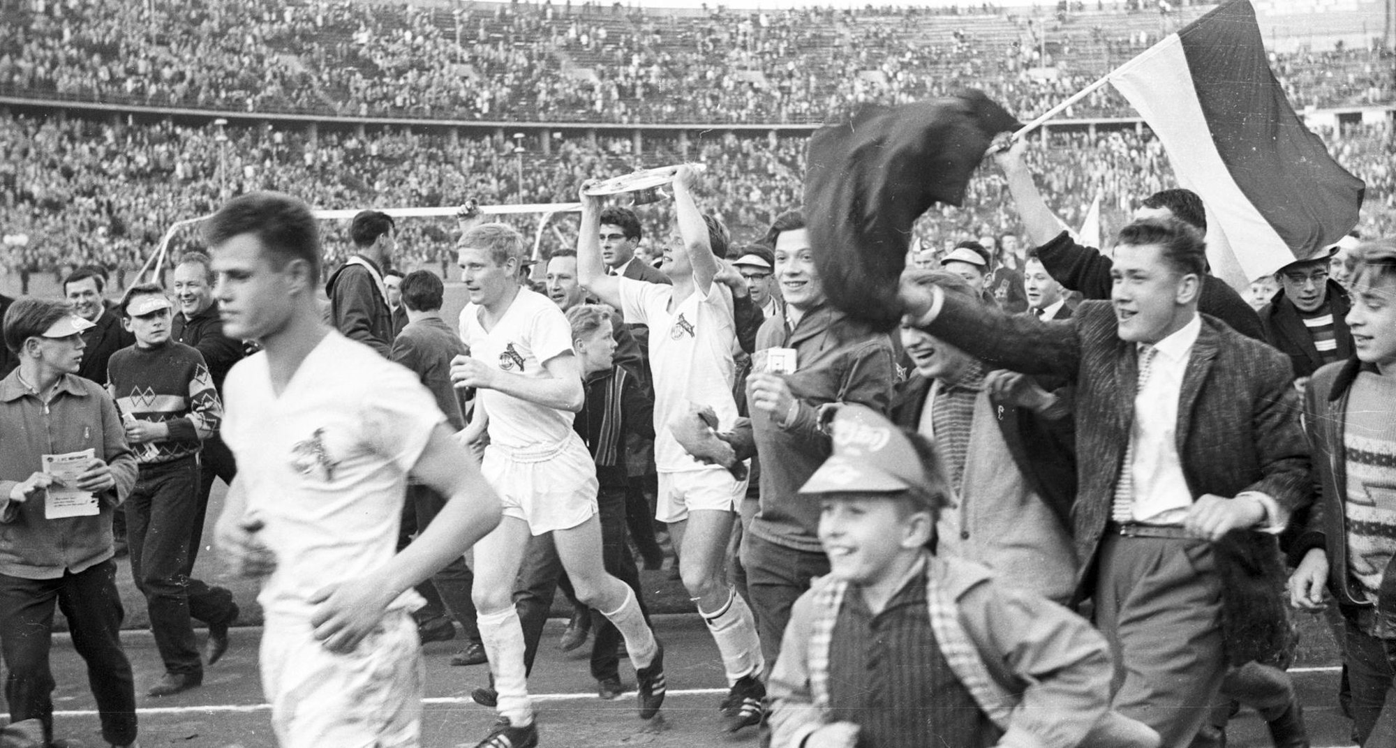 Meisterfeier des 1. FC Köln 1962