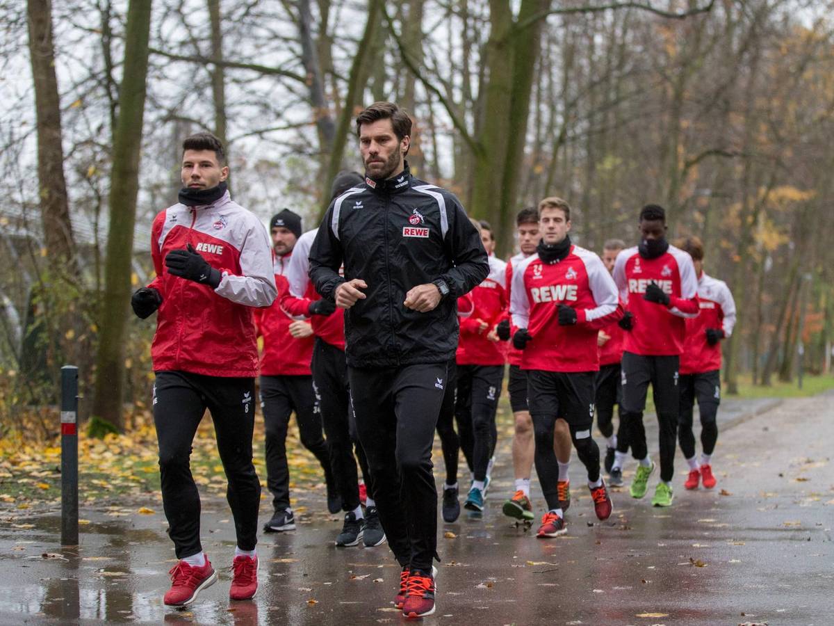 Benny Kugel beim FC-Training.