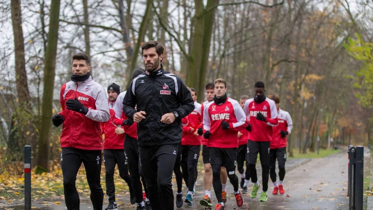 Benny Kugel beim FC-Training.